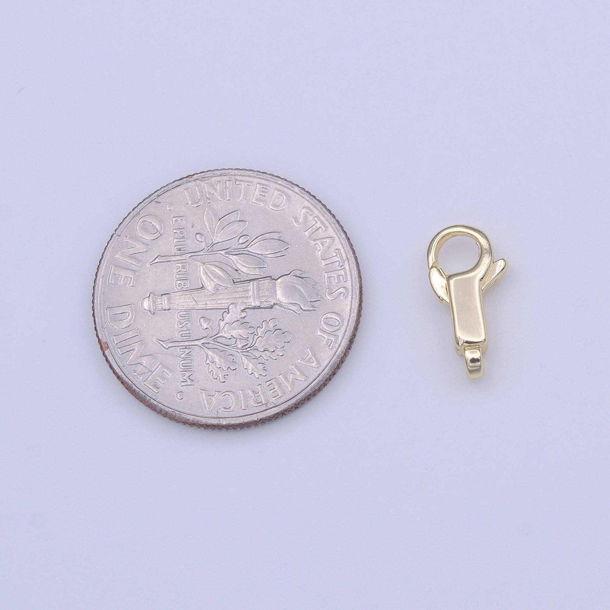 Mini gold lobster clasp 10.5 x 5.2mm jewelry making supplies chain findings for bracelet necklace anklet component k270