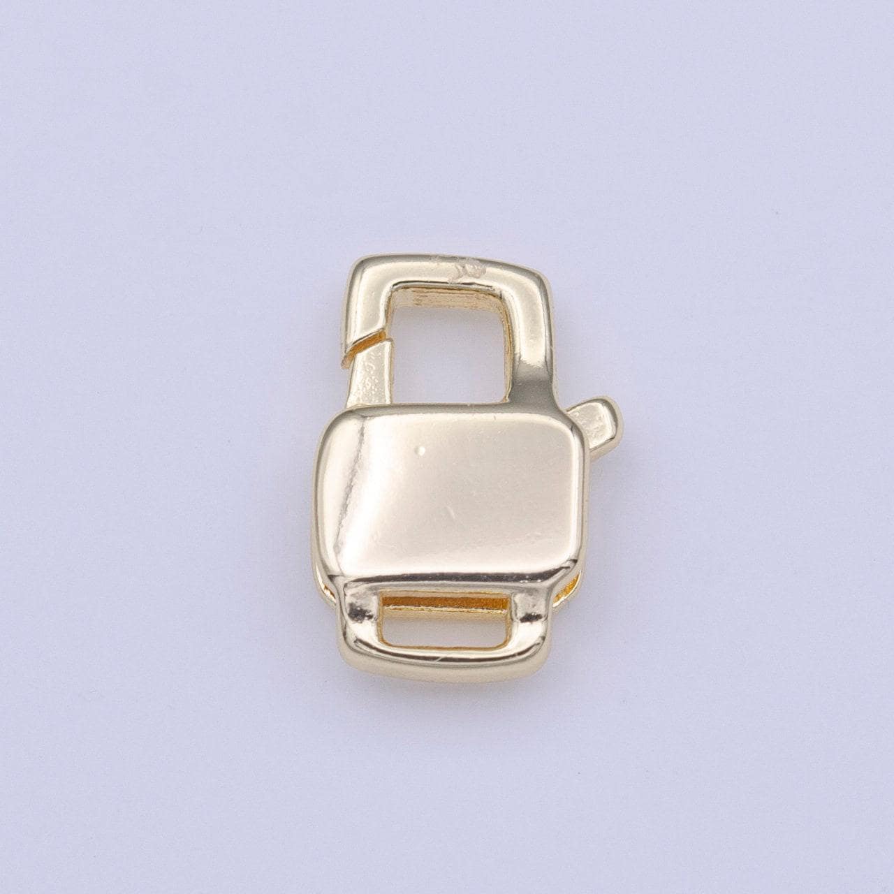 Mini square lobster clasp, jewelry clasp for bracelet necklace end clasp gold finding for jewelry making supplies k261