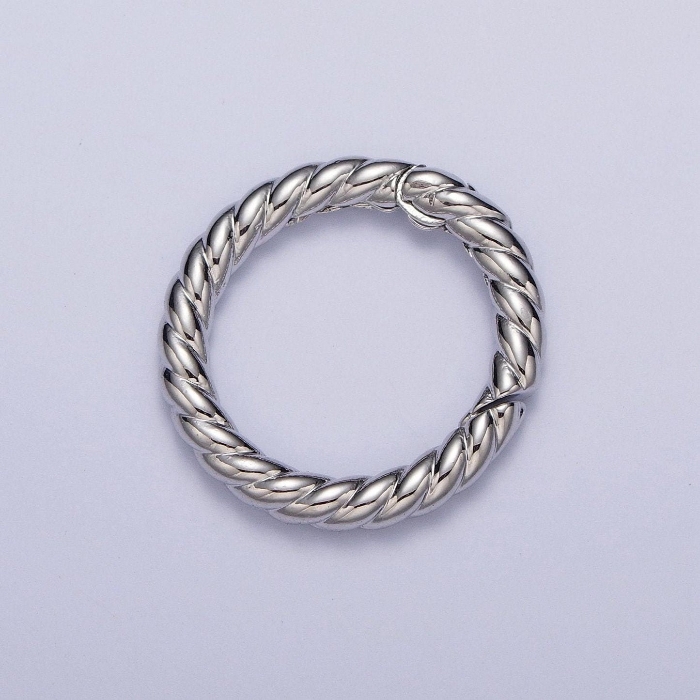 1 pc twisted gold spring gate ring 22mm marine rope push gate ring, charm holder clasp for connector, wristlet holder k-128 k-240
