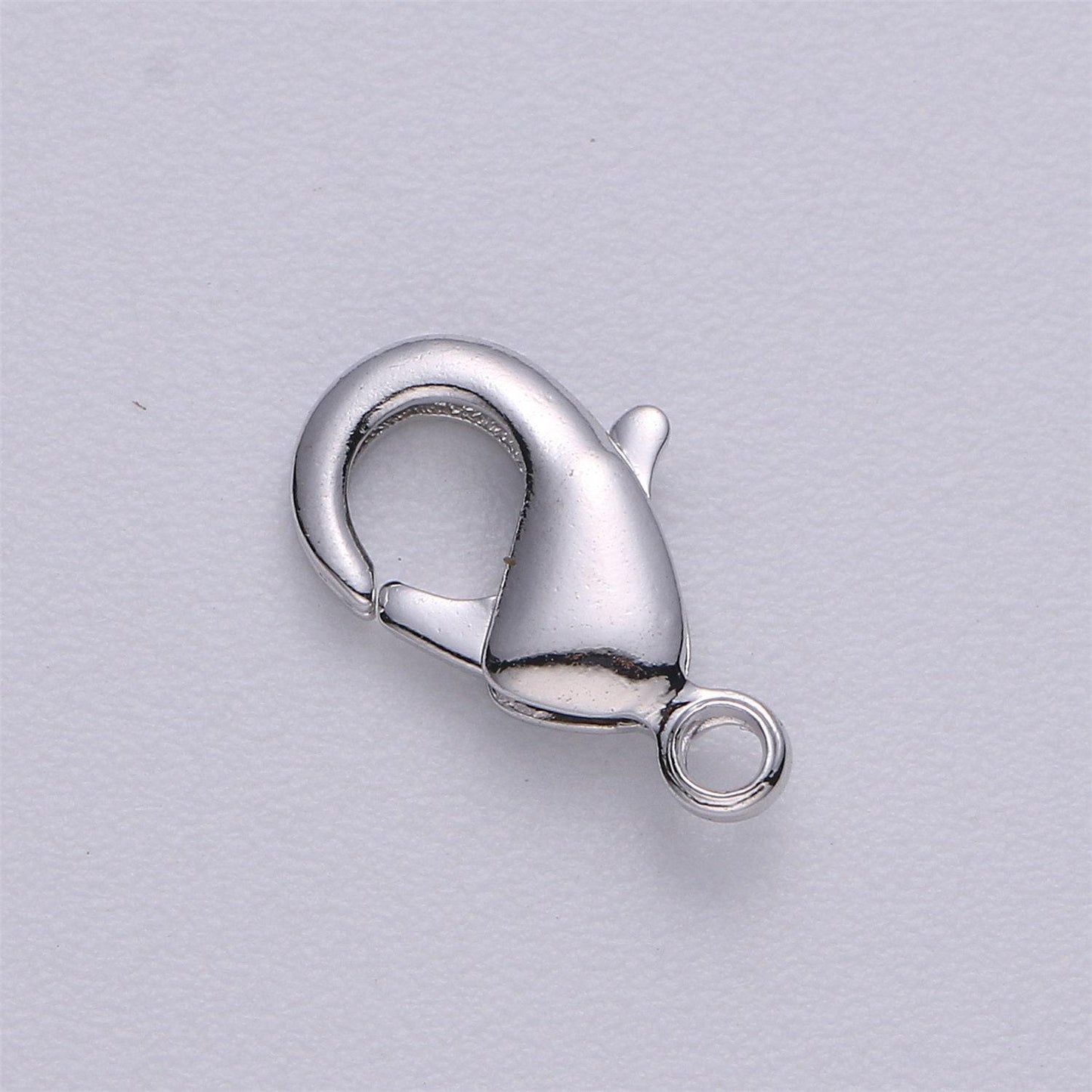 Wholesale gold lobster clasp supplies kit for jewelry making necklace bracelet anklet in black, rose gold, silver, gold 15*9mm