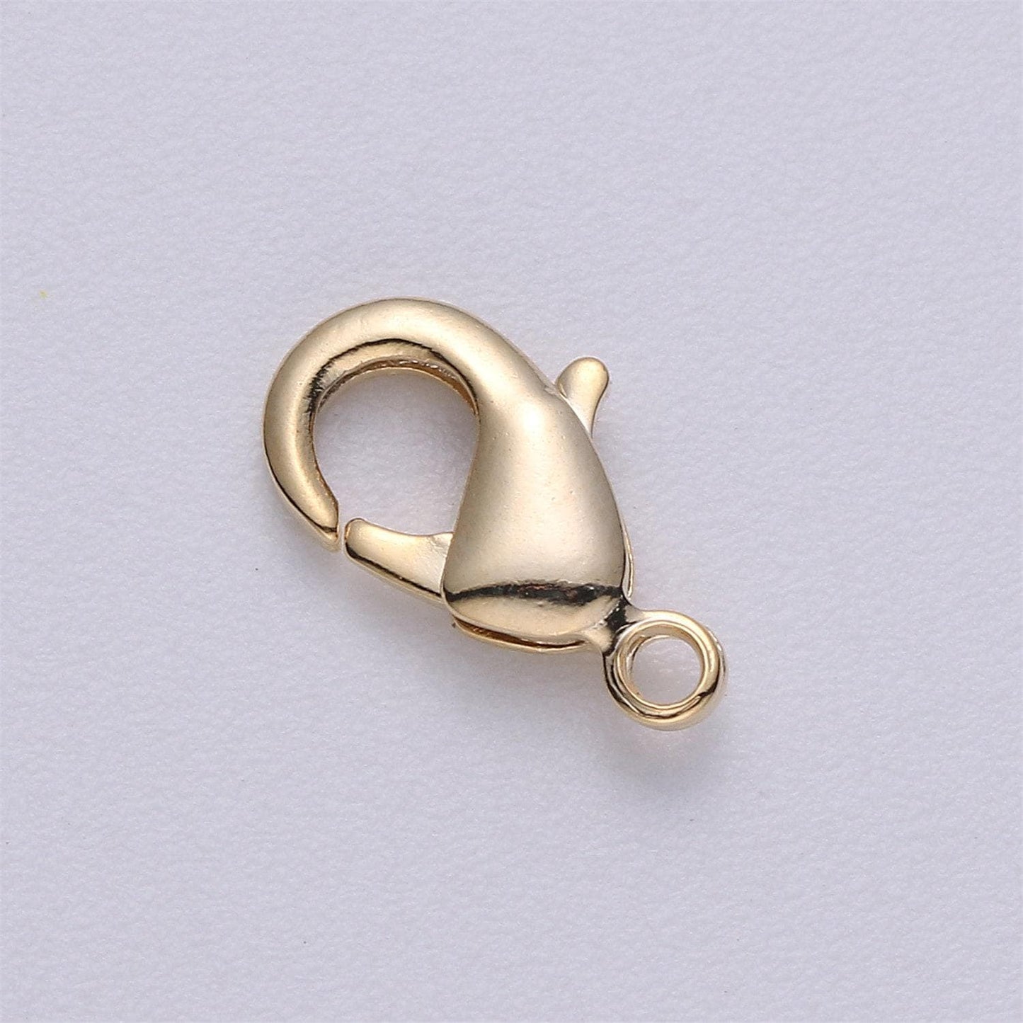 Wholesale gold lobster clasp supplies kit for jewelry making necklace bracelet anklet in black, rose gold, silver, gold 15*9mm