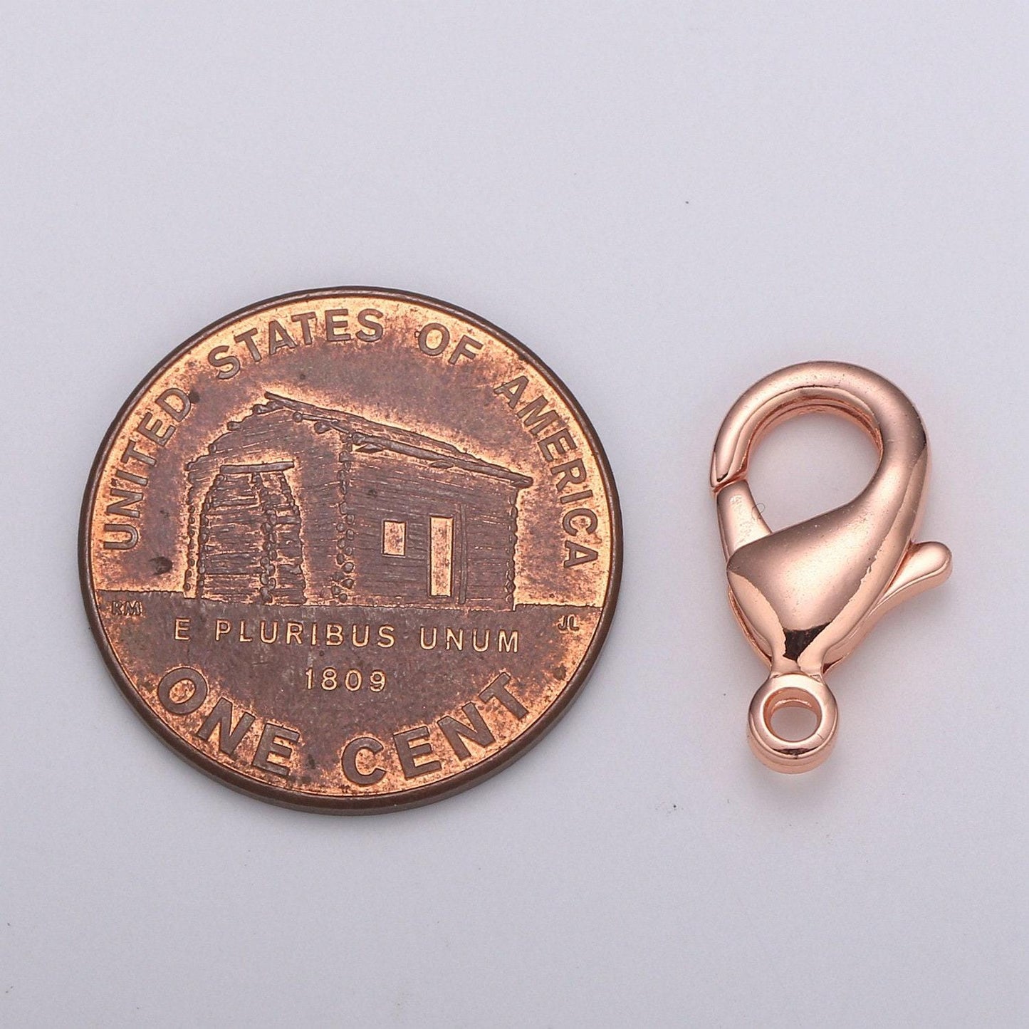 Wholesale gold lobster clasp supplies kit for jewelry making necklace bracelet anklet in black, rose gold, silver, gold 15*9mm