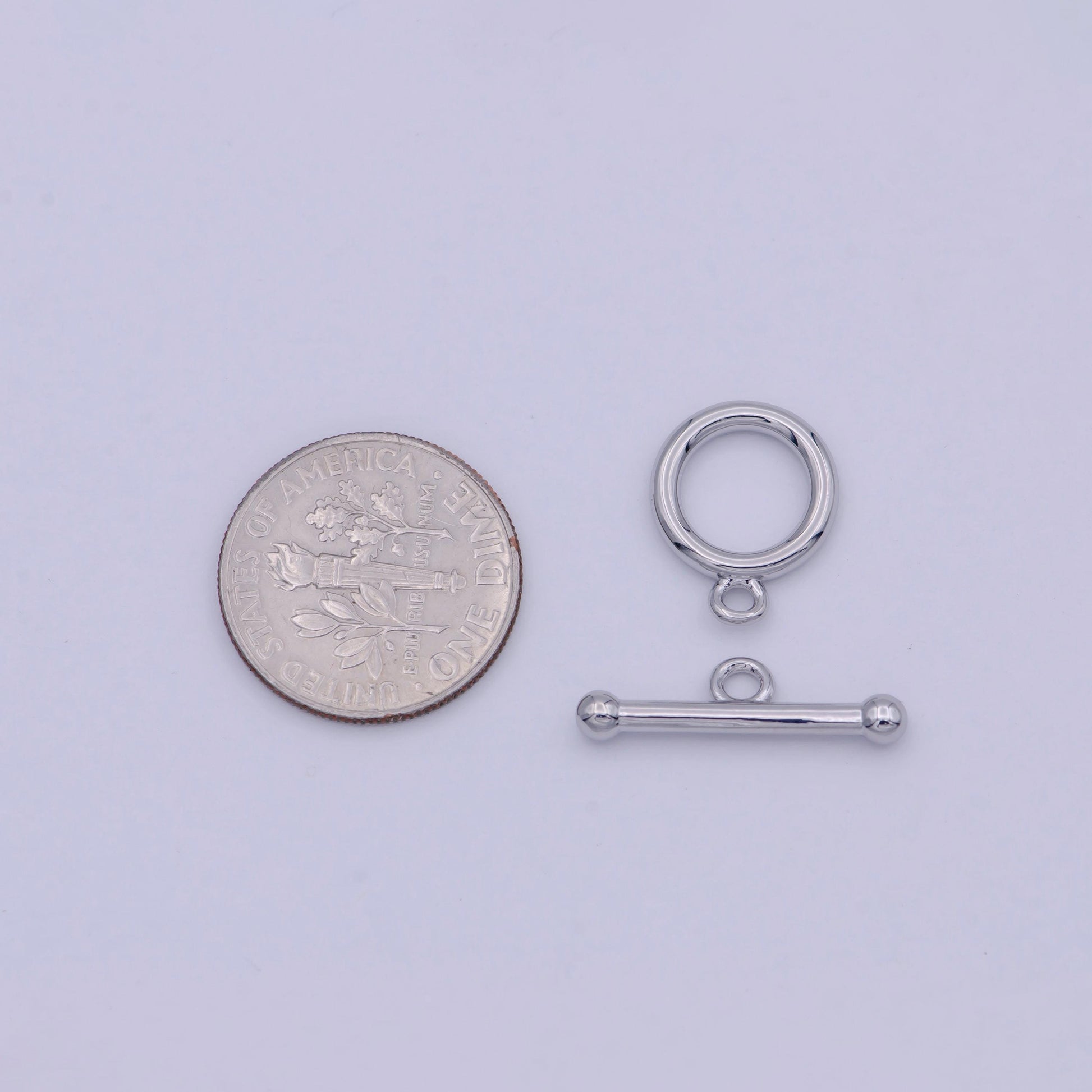 Silver ot clasp silver toggle clasp for jewelry making supply k-023