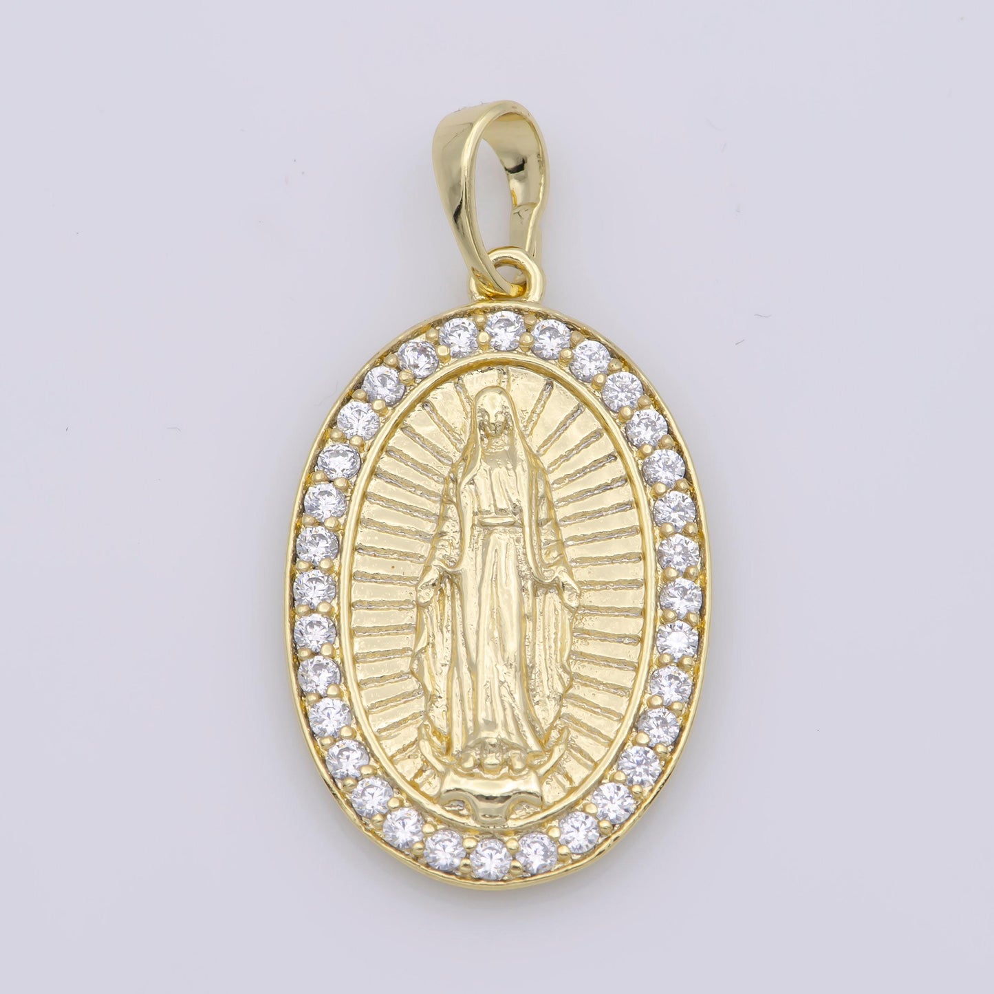 Madonna miraculous medallion charm 14k gold filled virgin mary pendant religious charm necklace bracelet lady guadalupe pendant