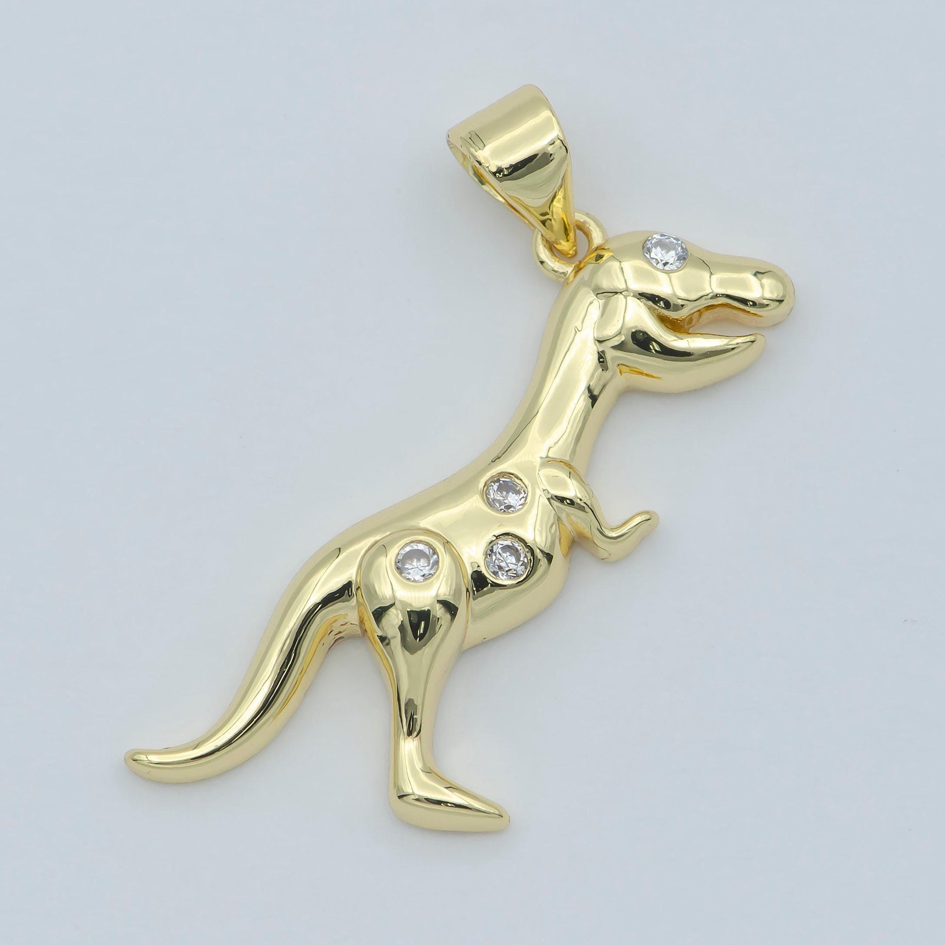 Dainty gold t-rex dinosaur charms, silver tyrannosaurus rex charm men women unisex kids jewelry for bracelet necklace earring supply