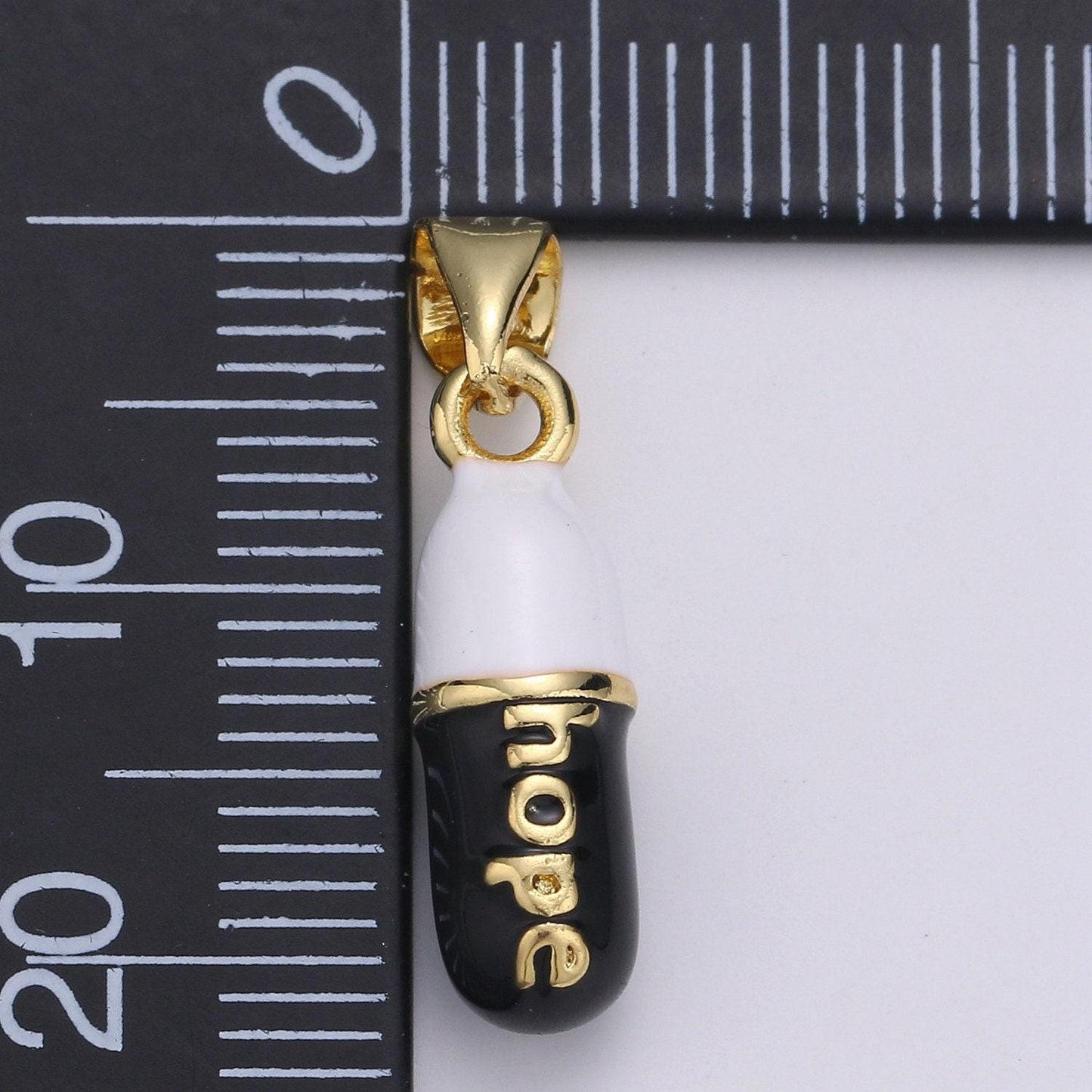 1pc. hope choose color pill charm necklace, dainty word charm,hope pill charm necklace pendant enamel optimist minimalist jewelry pdgf-2123