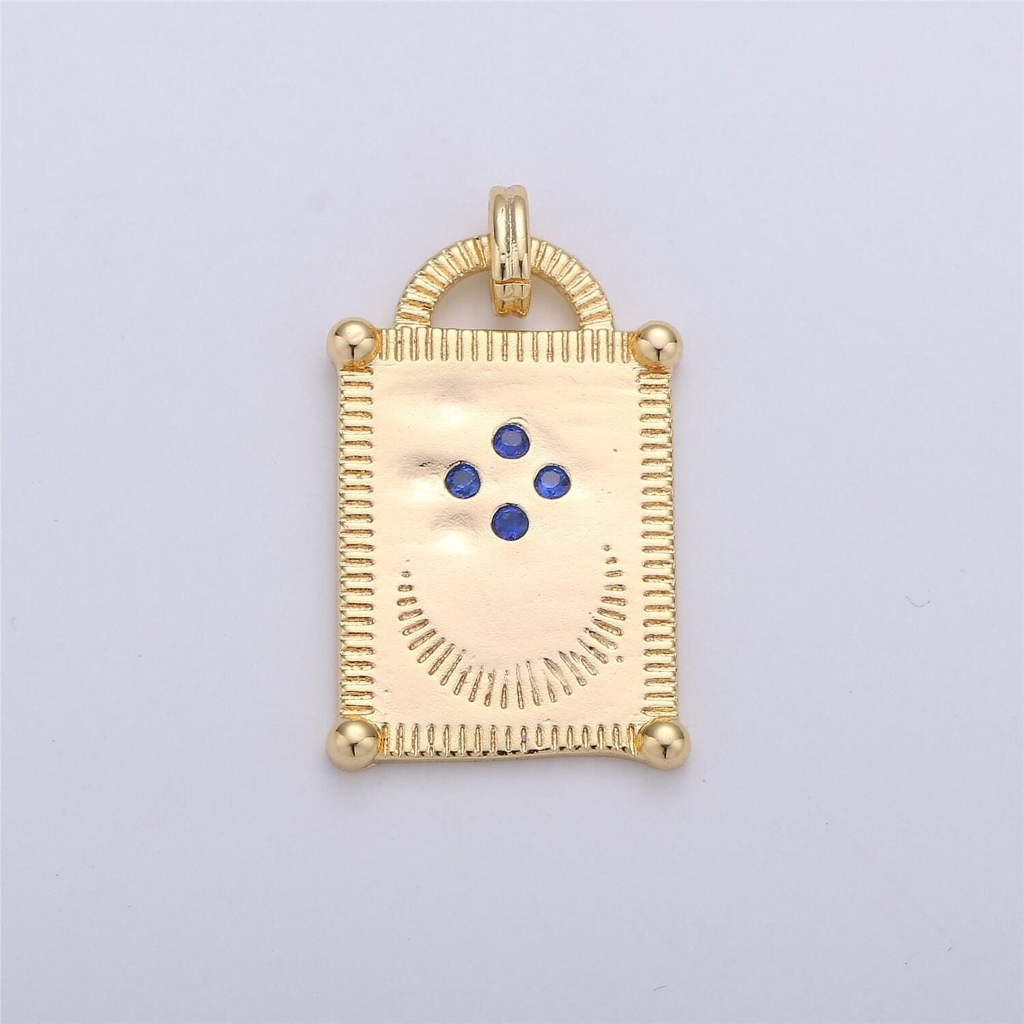 14k gold filled celestial jewelry cubic zirconia star medallion pendant for necklace earring component successactive