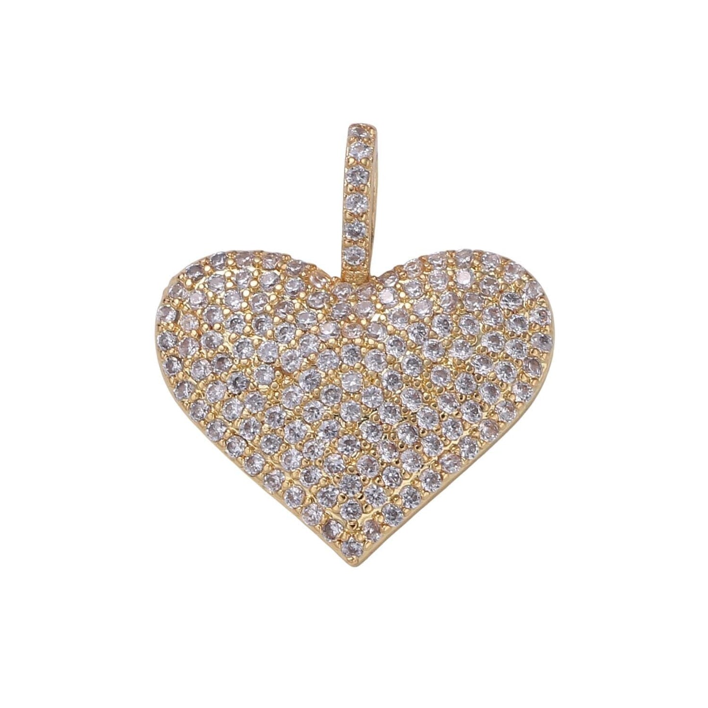 Dainty gold filled heart charms h-438 h-462 h-467 h-486 h-488