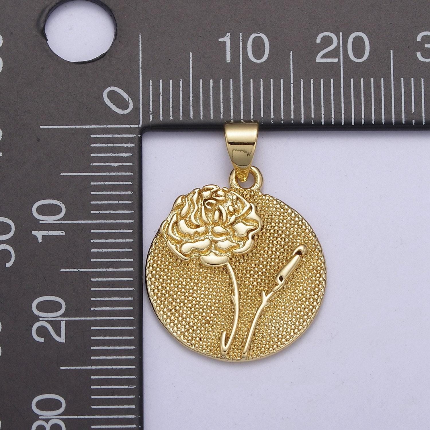 Wild flower collection gold rose flower, cotton blossom, sun flower dandelion charm medallion for necklace bracelet supply