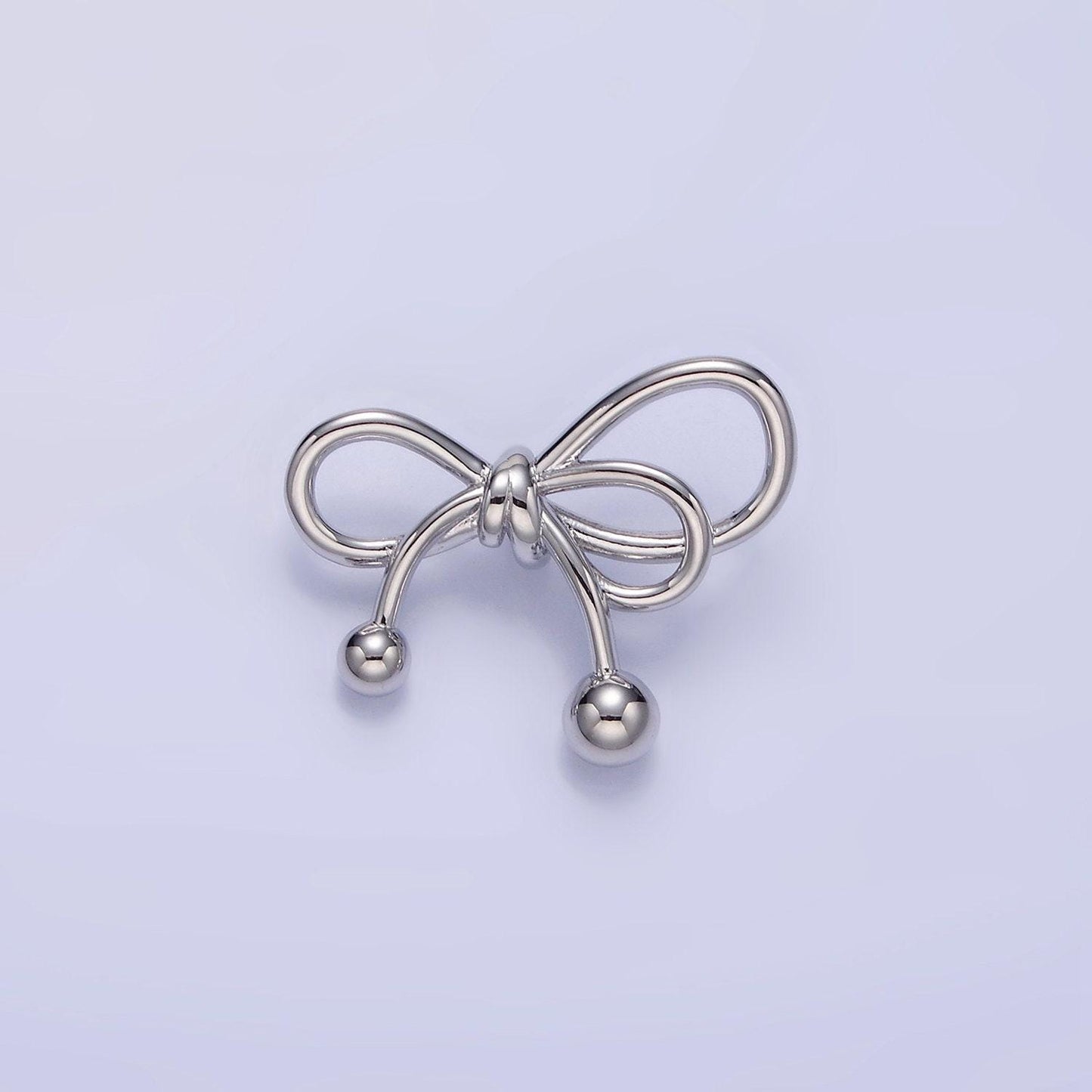 Gold bow charms 24k gold filled bow pendant dainty bow tie charm for bracelet necklace diy jewelry making supply h051