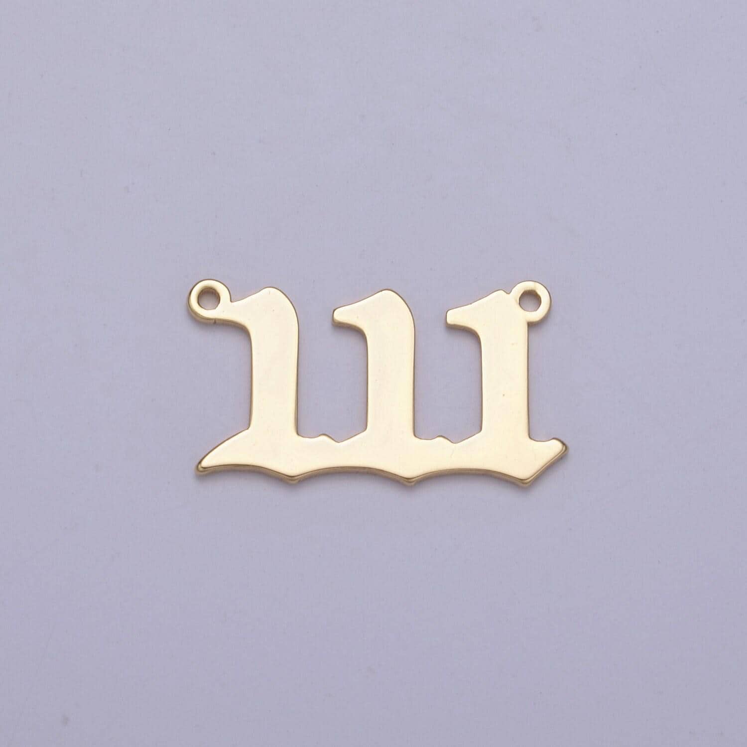 14k gold plated angel number charm connector lucky number for necklace bracelet component | g622-626