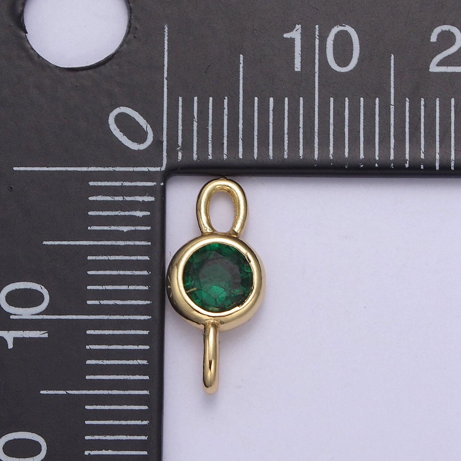 Mini cz charm 14.7x6.5mm cubic zirconia link connectors for jewelry making earring necklace bracelet connectors | f-690~f-693