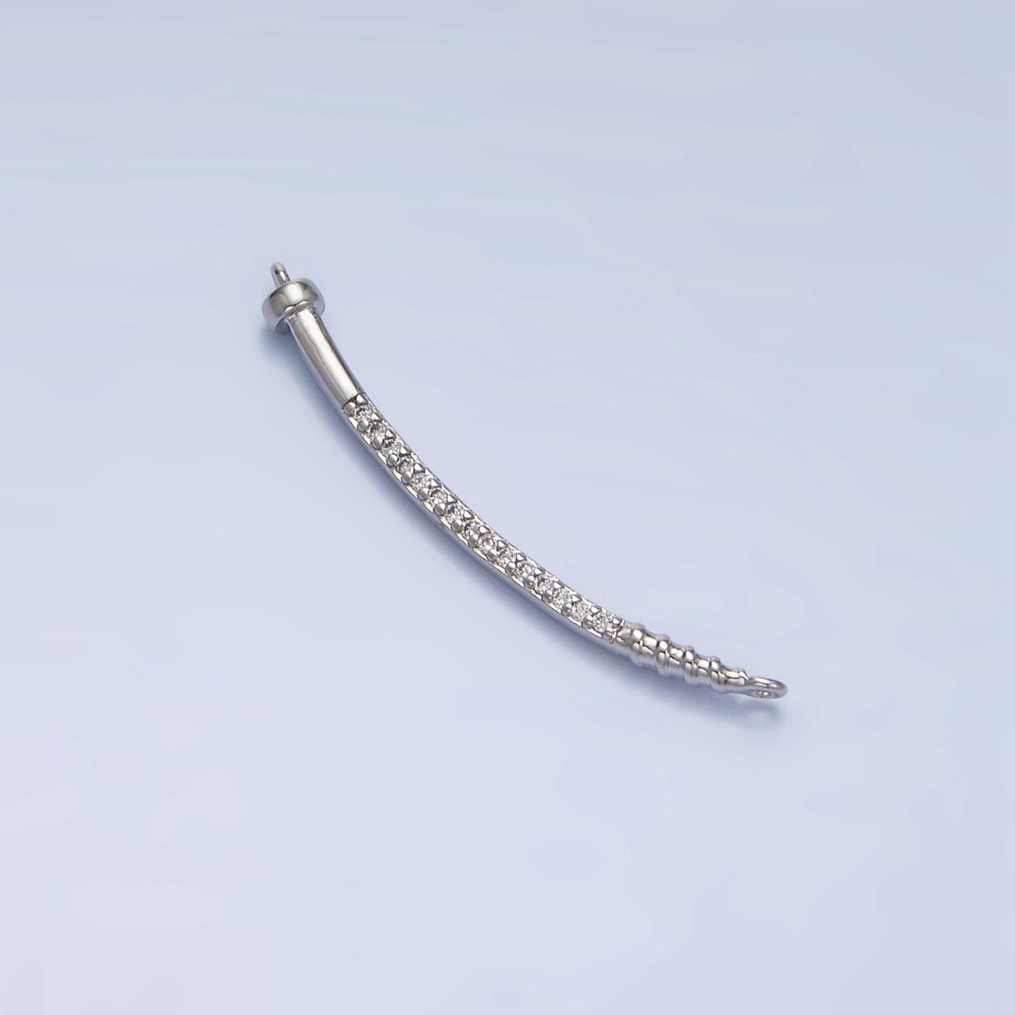 Dainty gold filed nail connector for bracelet necklace component jewelry making supply f-131