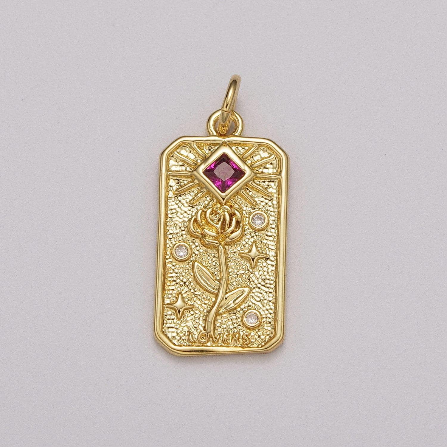 Dandellion flower charm 14k gold filed dainty floral medallion charm oval rustic pendant for minimalist jewelry supply e-607