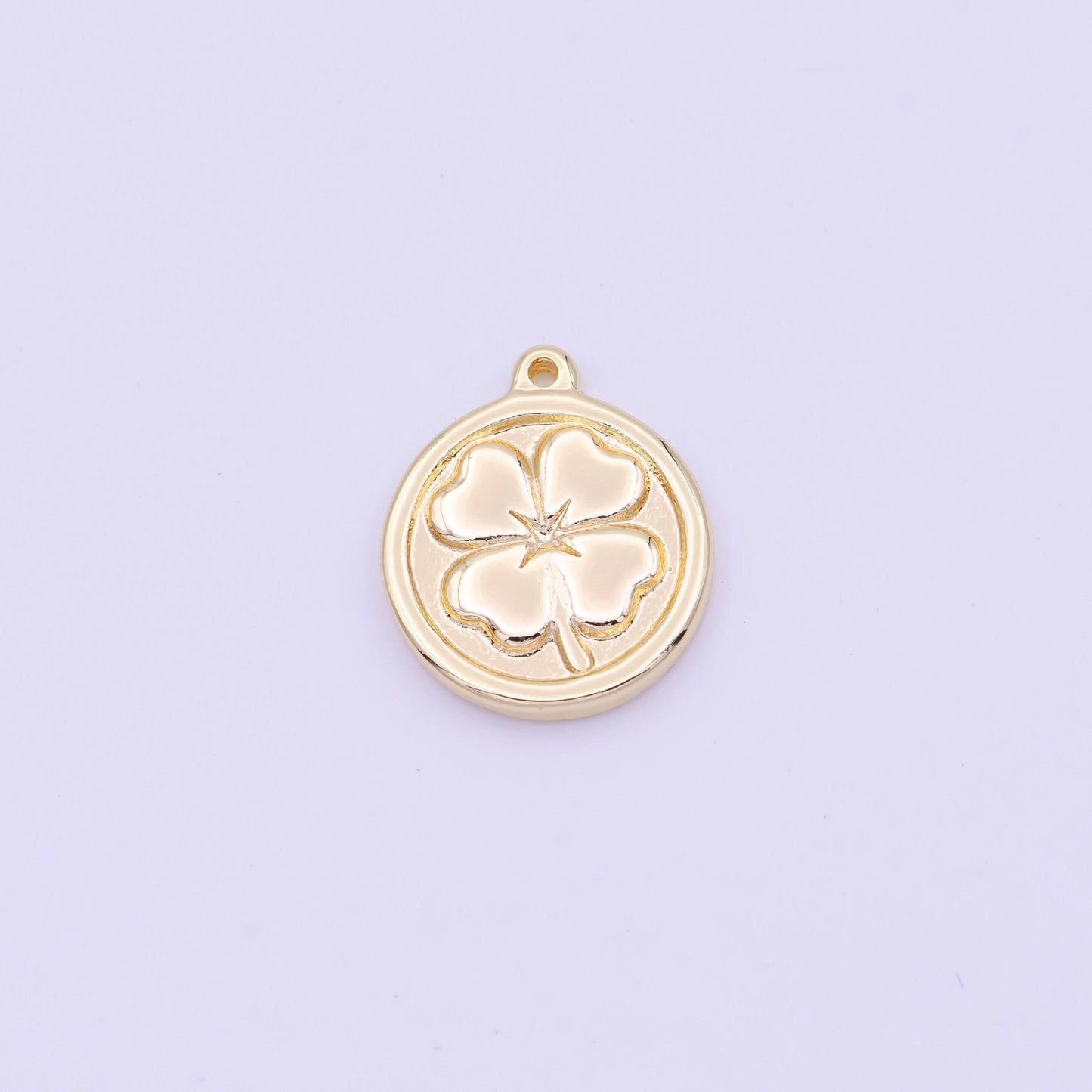 Mini shamrock charm gold clover charm silver clover charm mini lucky charm for saint patrick day earring bracelet necklace supply d-398
