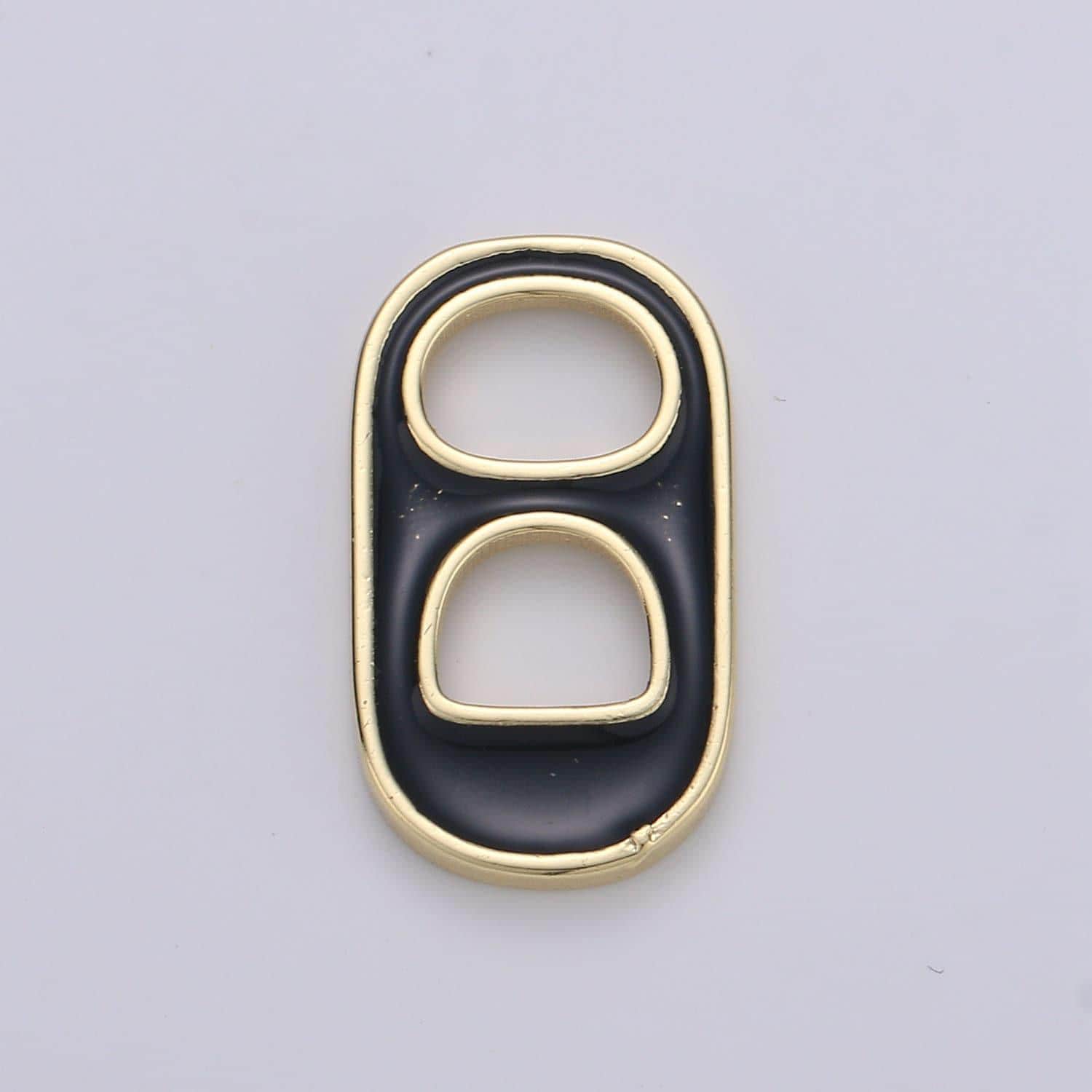 14k gold soda tab, pull tab, can tab pendant charm for bracelet necklace wholesale pendants and charms jewelry making craft supplies ,1402