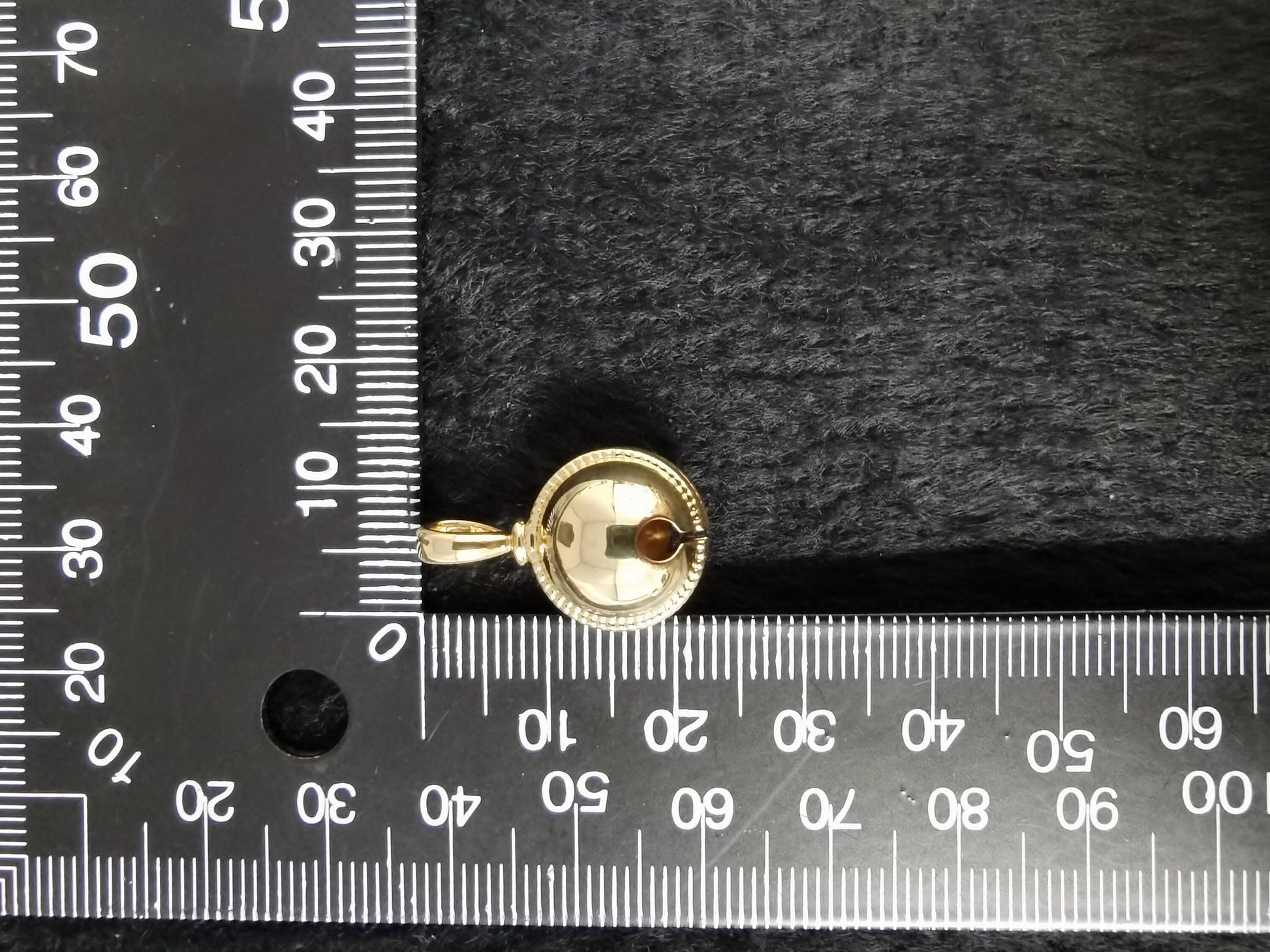 1pc 24k gold bell pendant charm, tinkle jingle bell pendant charm, white gold/ pendant charm diy jewelry, 22x13mmchgf-1185