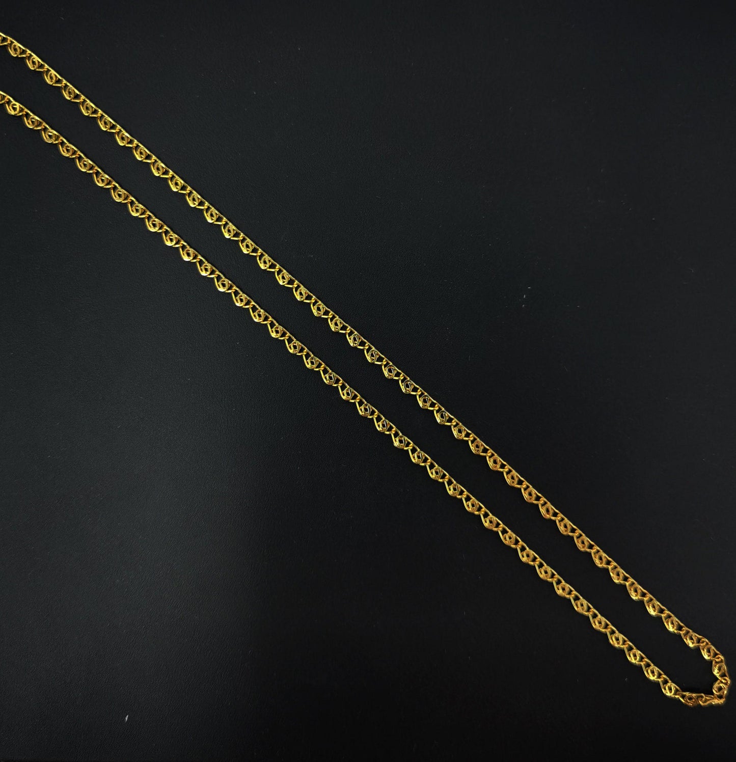 1pc 17.7'' ready to use gold unique necklace chain, layering unique chain dainty necklace, perfect for pendant charm necklace, 433