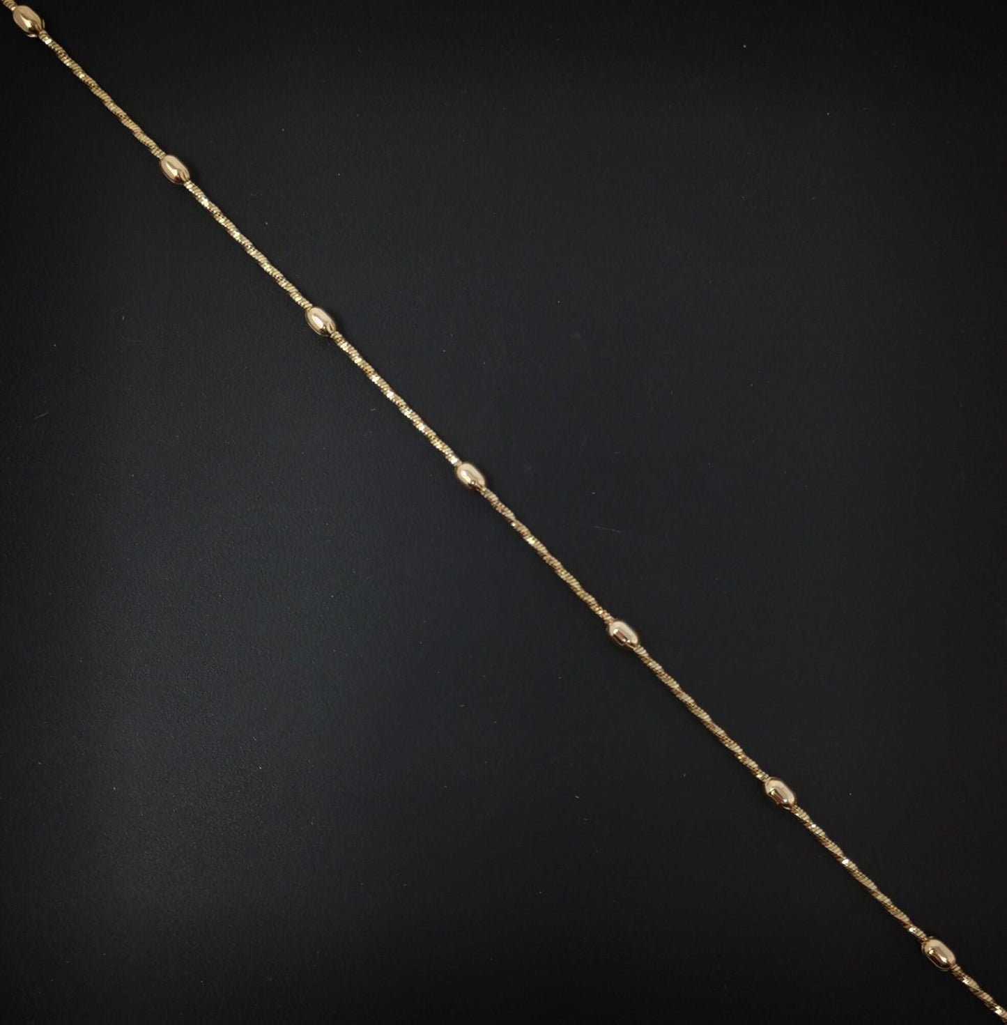 1pc 17.7'' ready to use 18k gold singapore necklace chain, layer singapore chain dainty necklace, for pendant charm necklace , 654