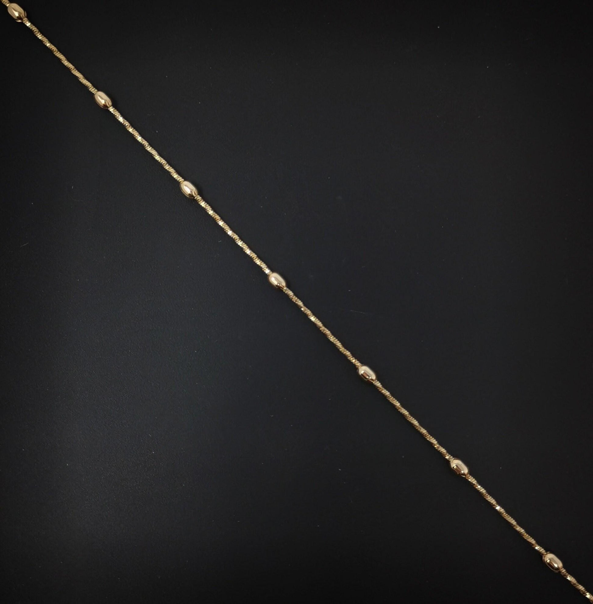 1pc 17.7'' ready to use 18k gold singapore necklace chain, layer singapore chain dainty necklace, for pendant charm necklace , 654