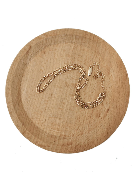 1pc 11.8'' ready to use 18k gold figaro necklace chain, layering figaro chain dainty necklace, perfect for pendant charm necklace,585