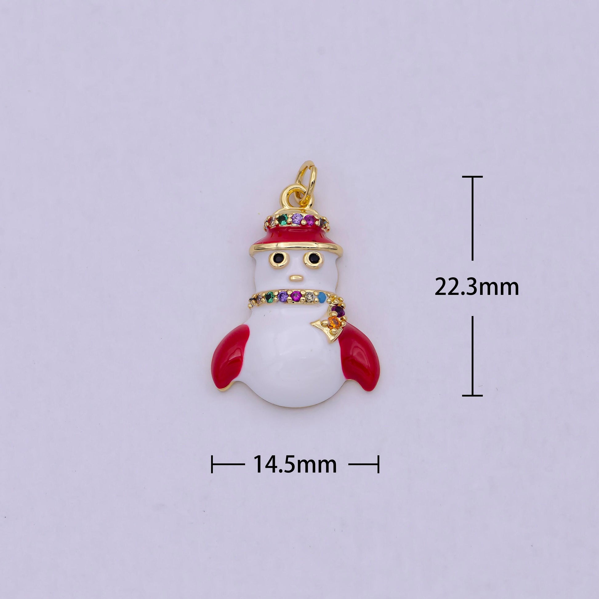Dainty christmas charm set, bulk wholesale christmas theme pendant xmas jewelry for necklace bracelet earring | c-481