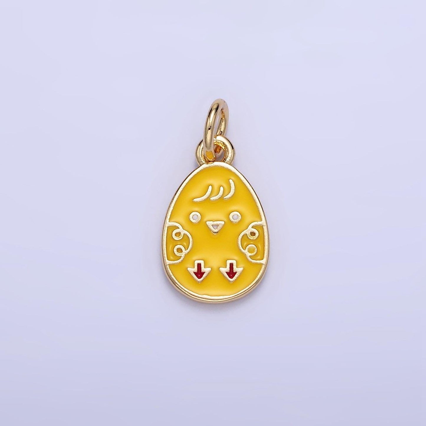 Easter egg chick style charm | c-117