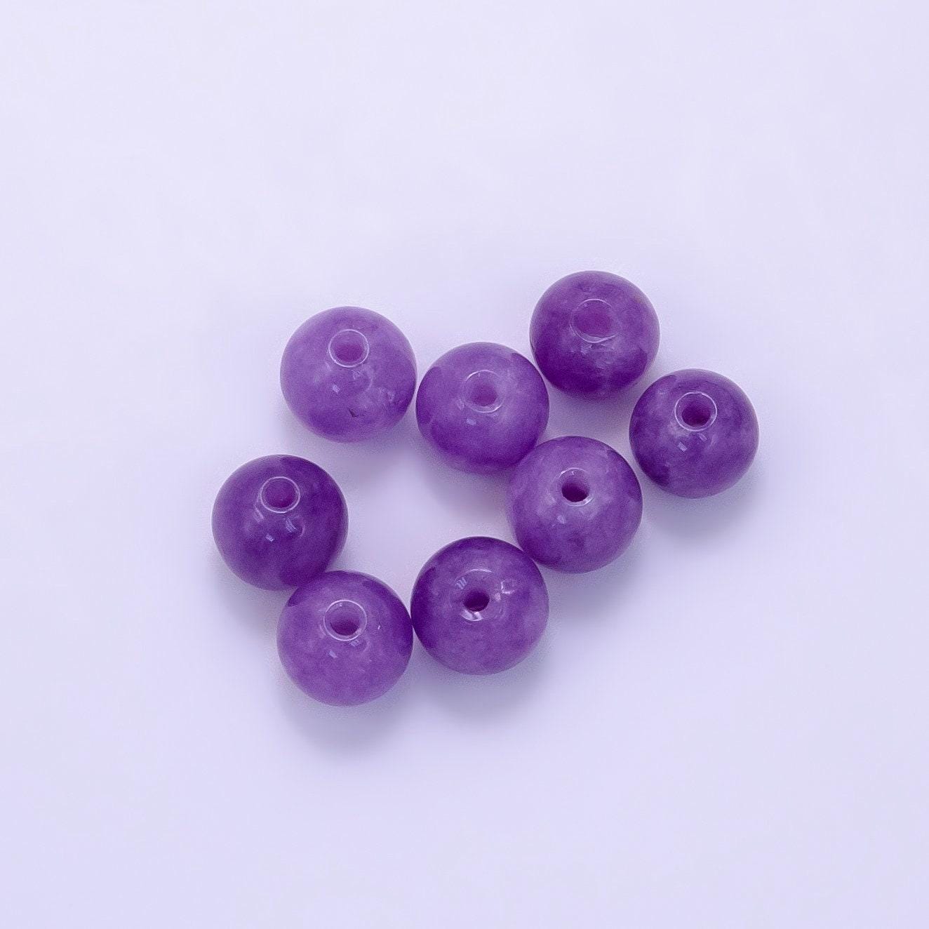 Agate beads dyed color round gemstone beads 6mm b913