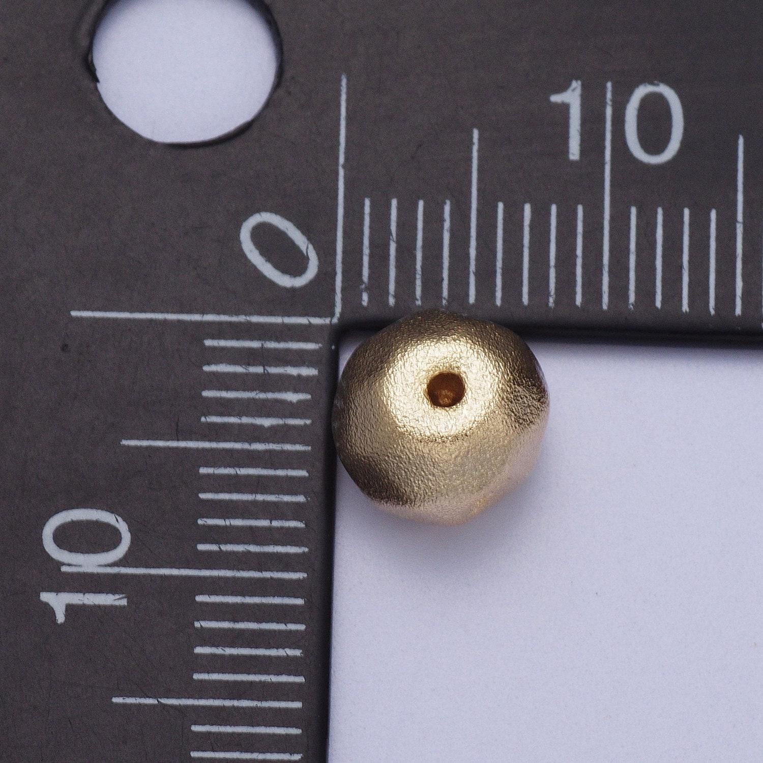 20x matte gold plated round spacer bead connector for bracelet necklace component 4mm bead spacer bd-006