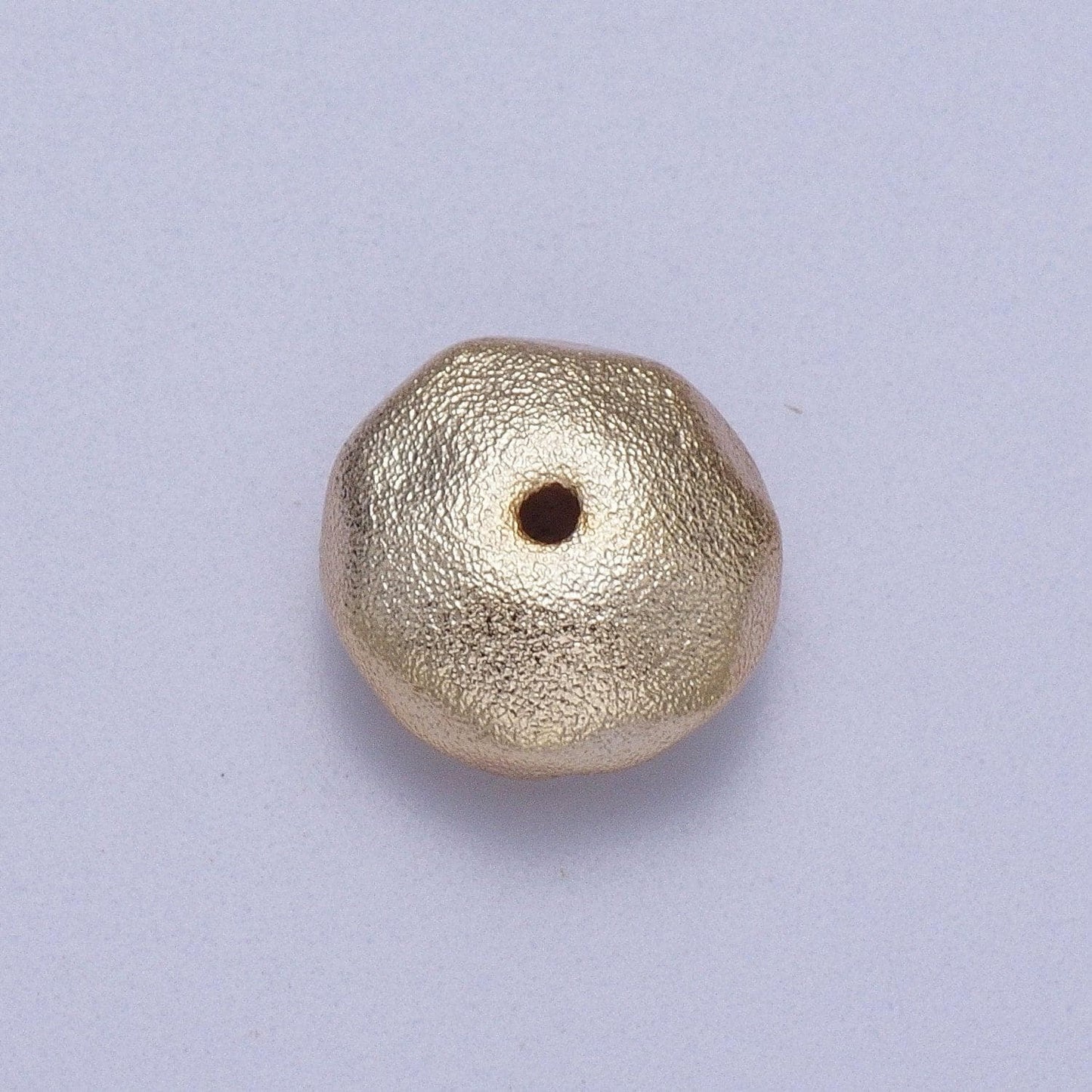 20x 18k gold plated faceted saucer spacer beads, matte gold color 6.2 / 8.2 mm spacers, matte gold beads b-437 b-444 b-450