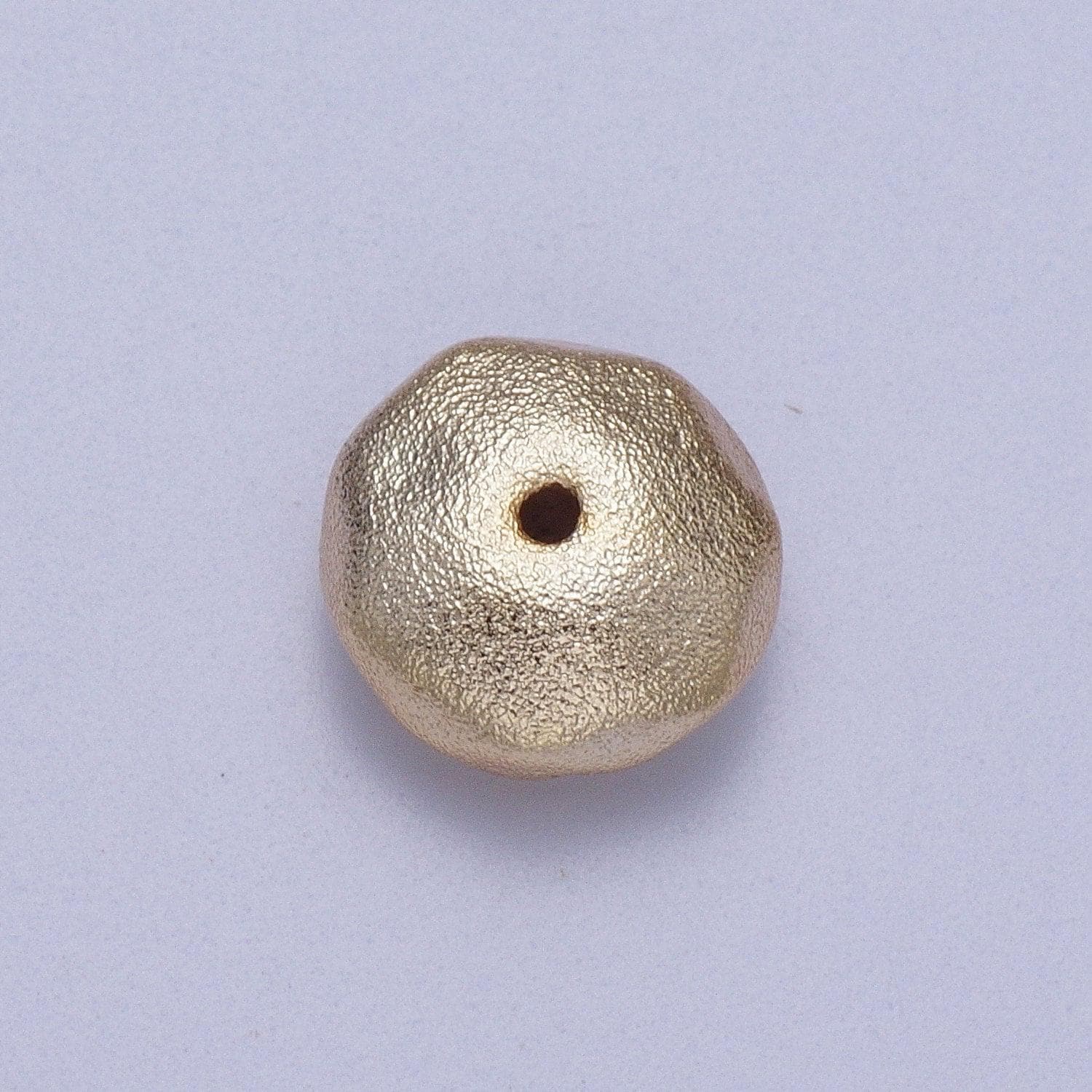 20x 18k gold plated faceted saucer spacer beads, matte gold color 6.2 / 8.2 mm spacers, matte gold beads b-437 b-444 b-450