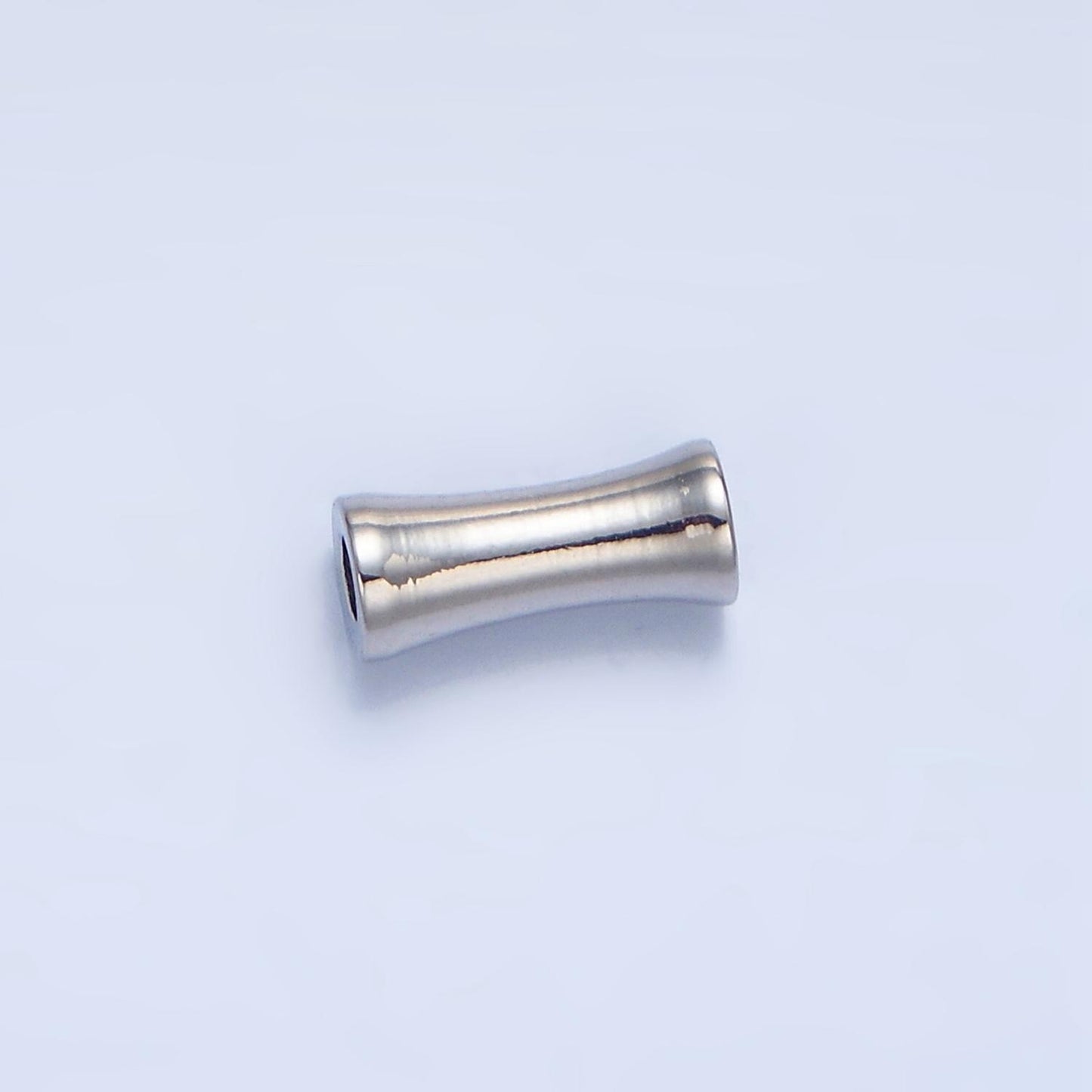 Thin short tube spacer beads gold small hole for bracelet component b256