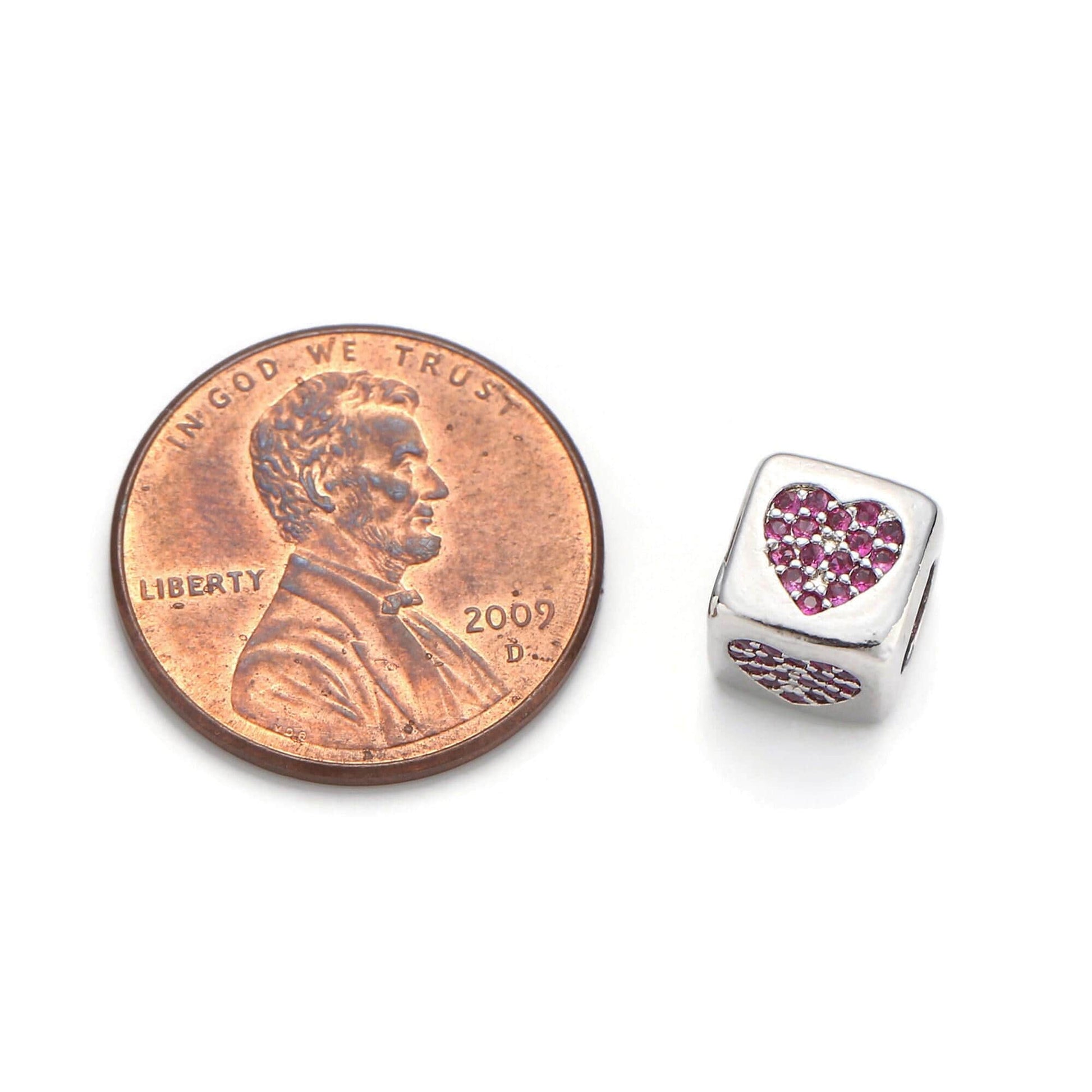 1pc 9x9mm cz white gold beads, hashtag # beads, heart beads, check mark beads, star block charm for making bracelet necklace supply