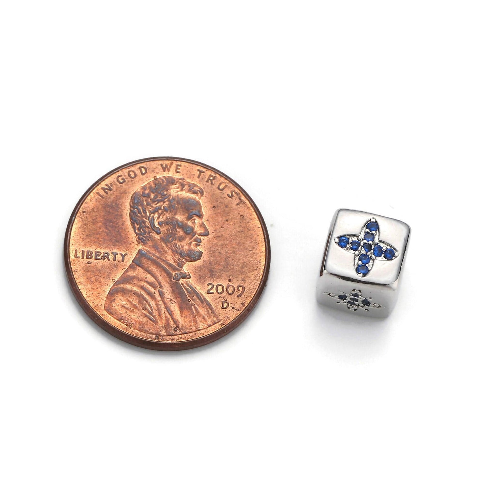 1pc 9x9mm cz white gold beads, hashtag # beads, heart beads, check mark beads, star block charm for making bracelet necklace supply