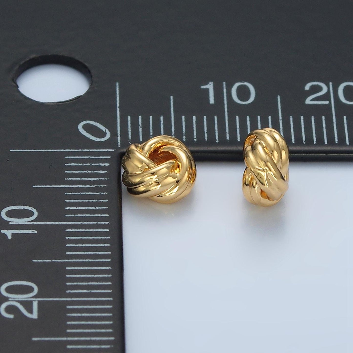 16k gold filled 7mm round beaded bubble outline spacer donut bead | b-137