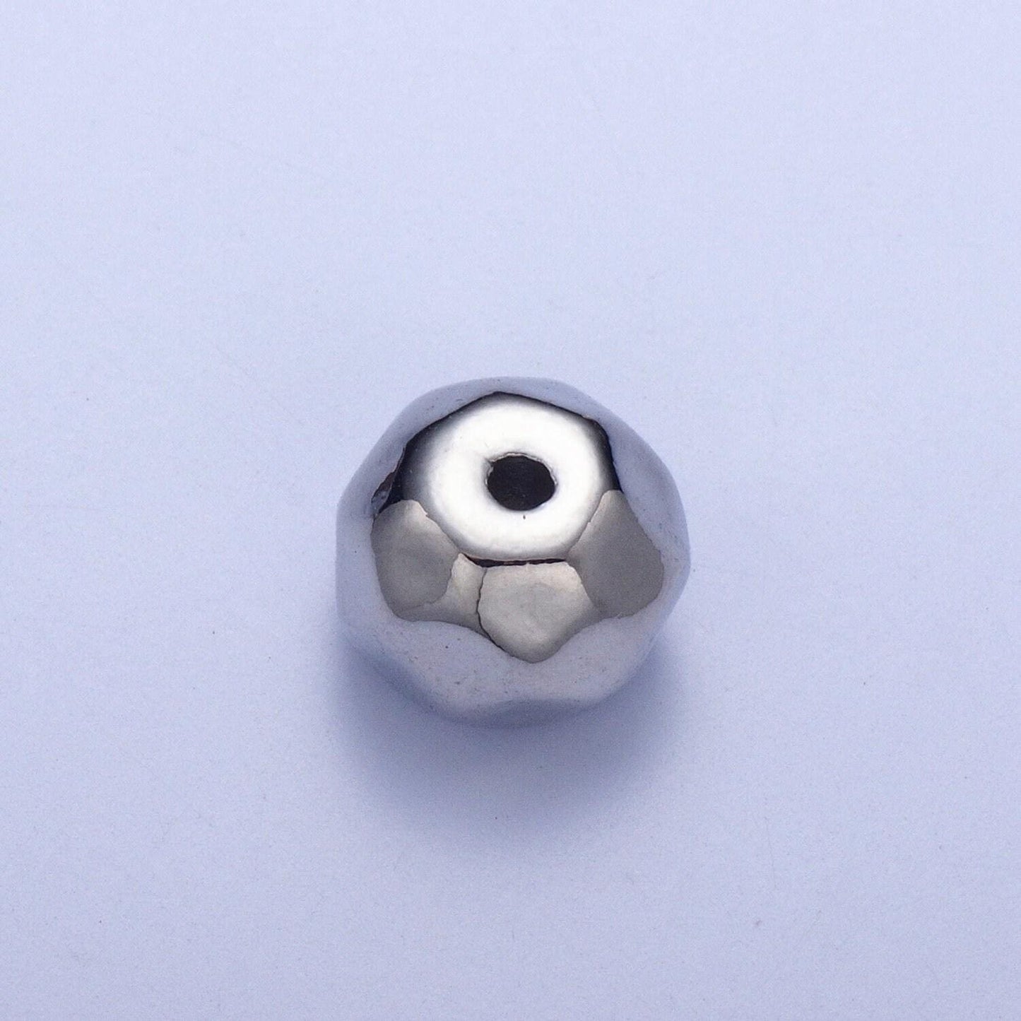 20pcs/bag tiny round apple-shaped bead spacer, 3 sizes gold silver plated dented ball spacer | b-049, b-096,b-128, w-936, w-934, w-935