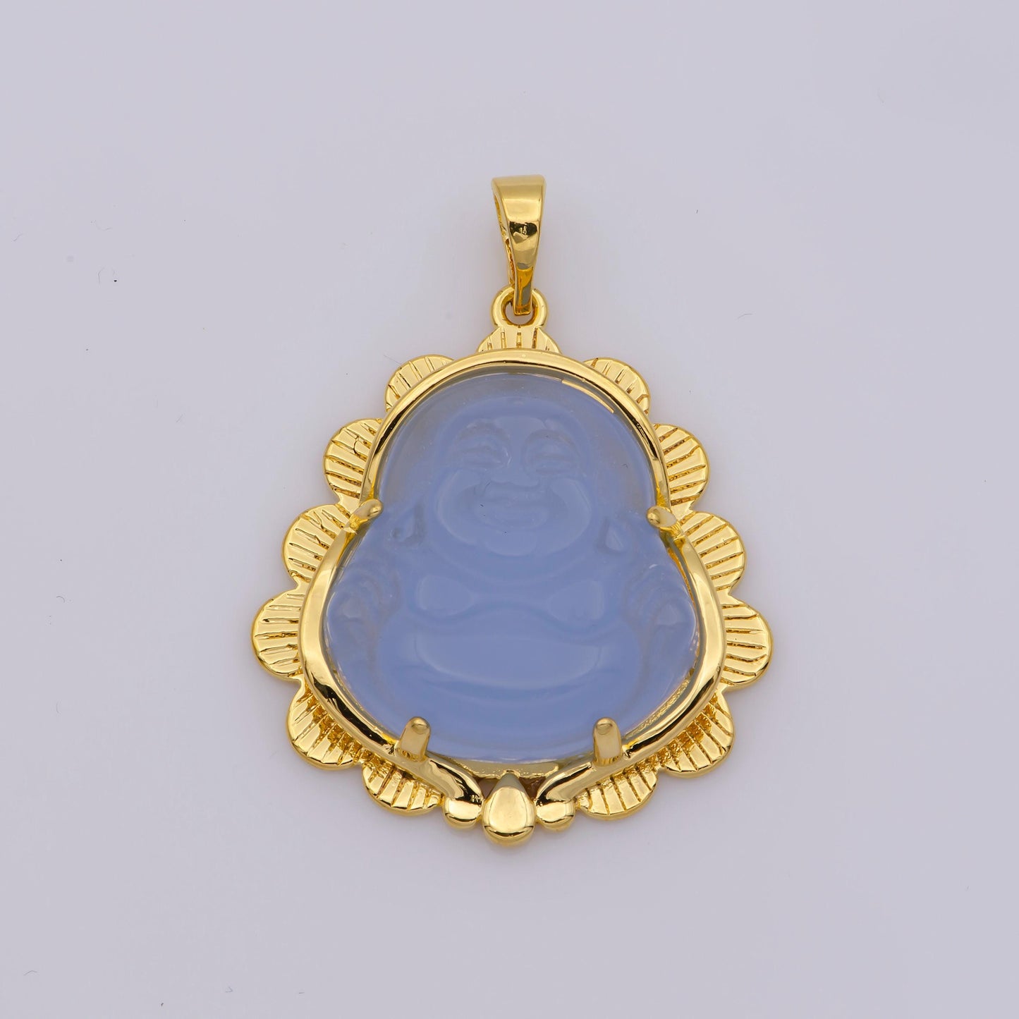 Gold jade buddha pendant gold buddha jade buddha charm jade buddha necklace pendant for statement necklace religious jewelry