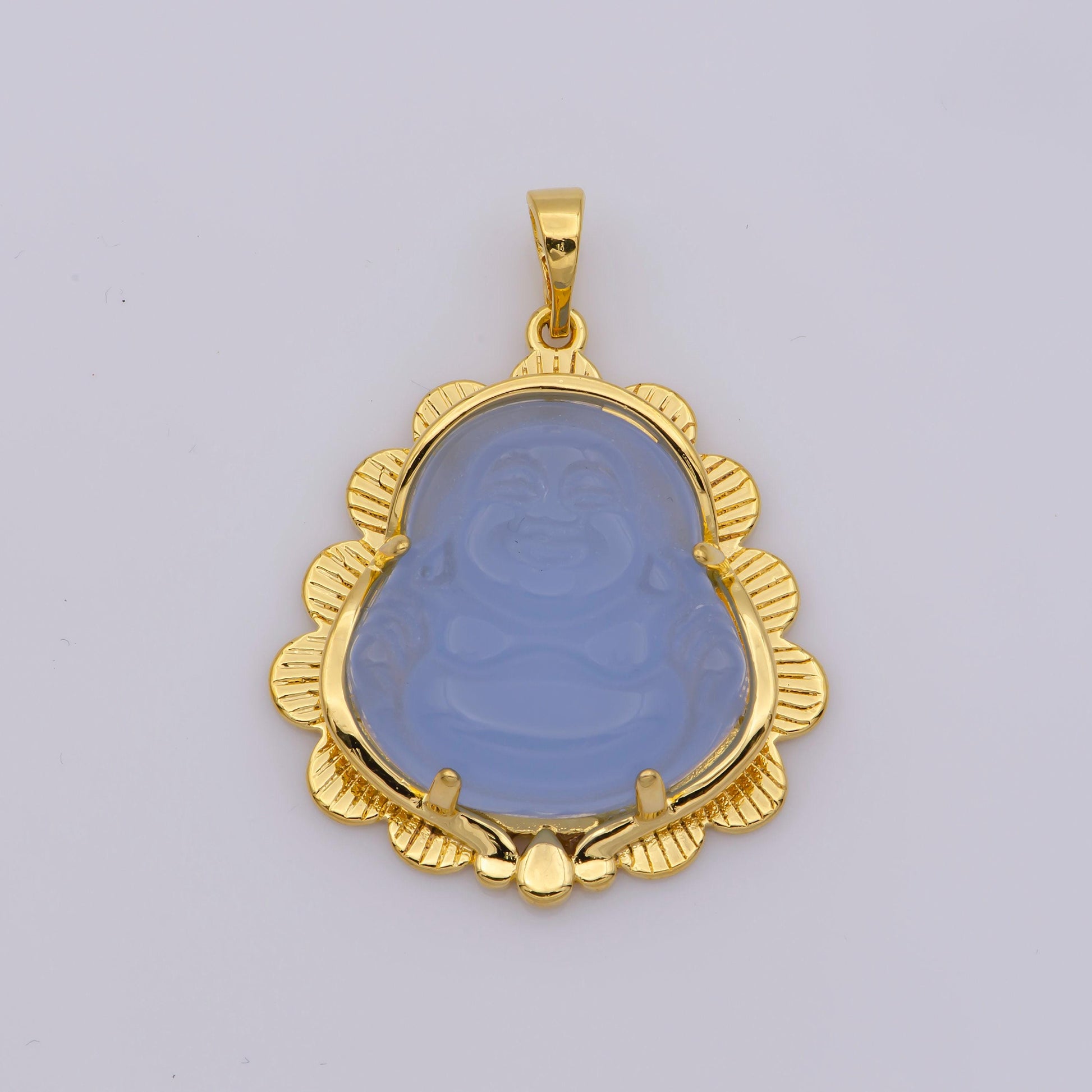Gold jade buddha pendant gold buddha jade buddha charm jade buddha necklace pendant for statement necklace religious jewelry