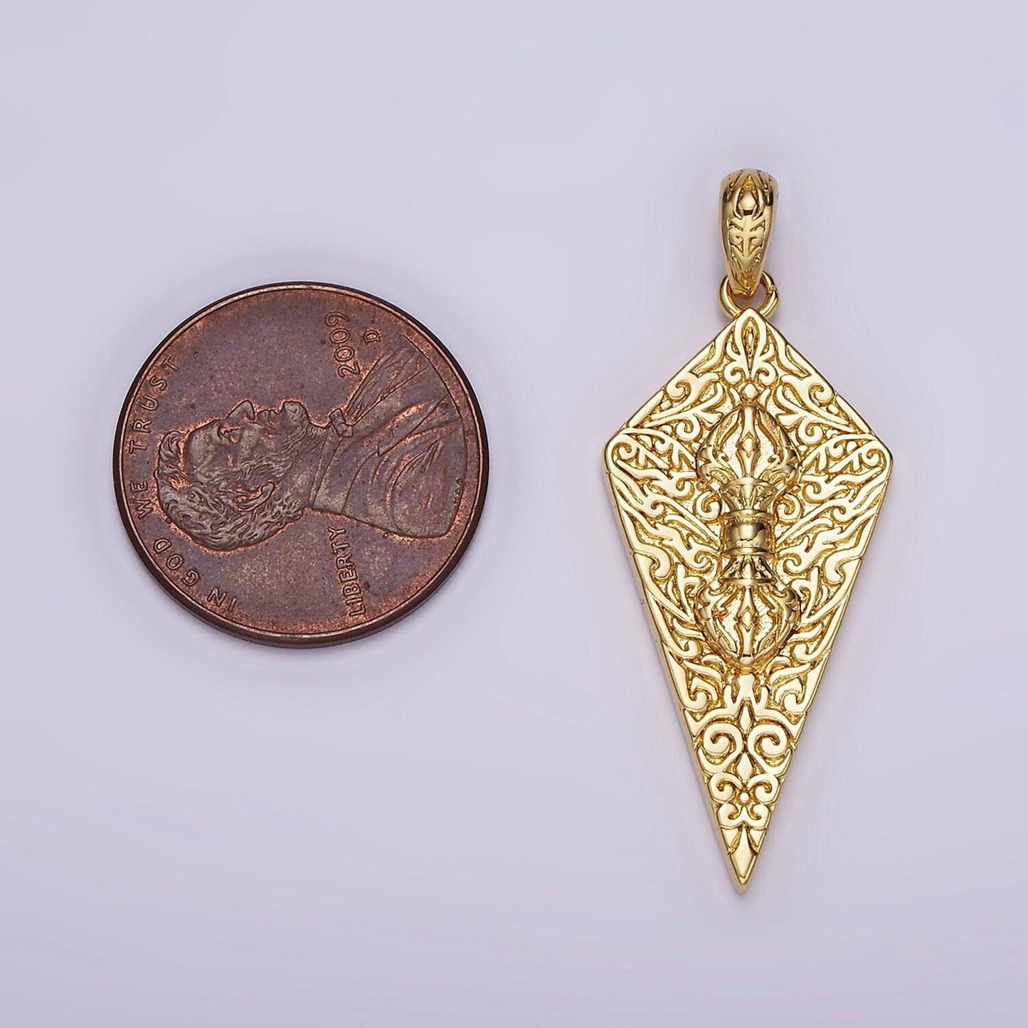 Manifestation jewelry double sided talisman in antique silver, gold charm for necklace men women jewelry component ah124