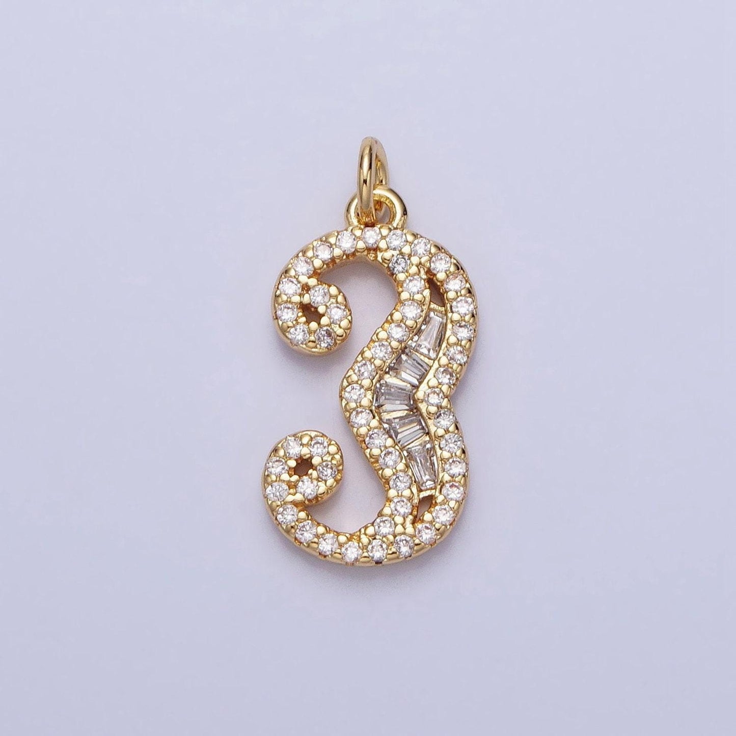 Micro pave cz block script number charms pave dangle gold filled number charms women pave number findings number 0-9 charms ac519 ac520