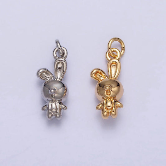 Dainty gold rabbit charm for 2023 chinese new year animal sign jewelry collection chinese zodiac sign gift idea for kids jewelry ac185