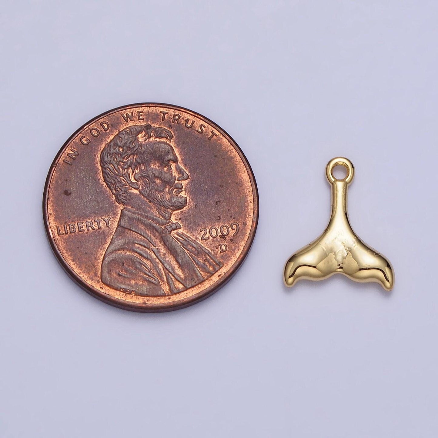 Mini gold whale charm pendant small whale tail pendant 14k gold filled ocean under the sea necklace earring bracelet jewelry making ac345