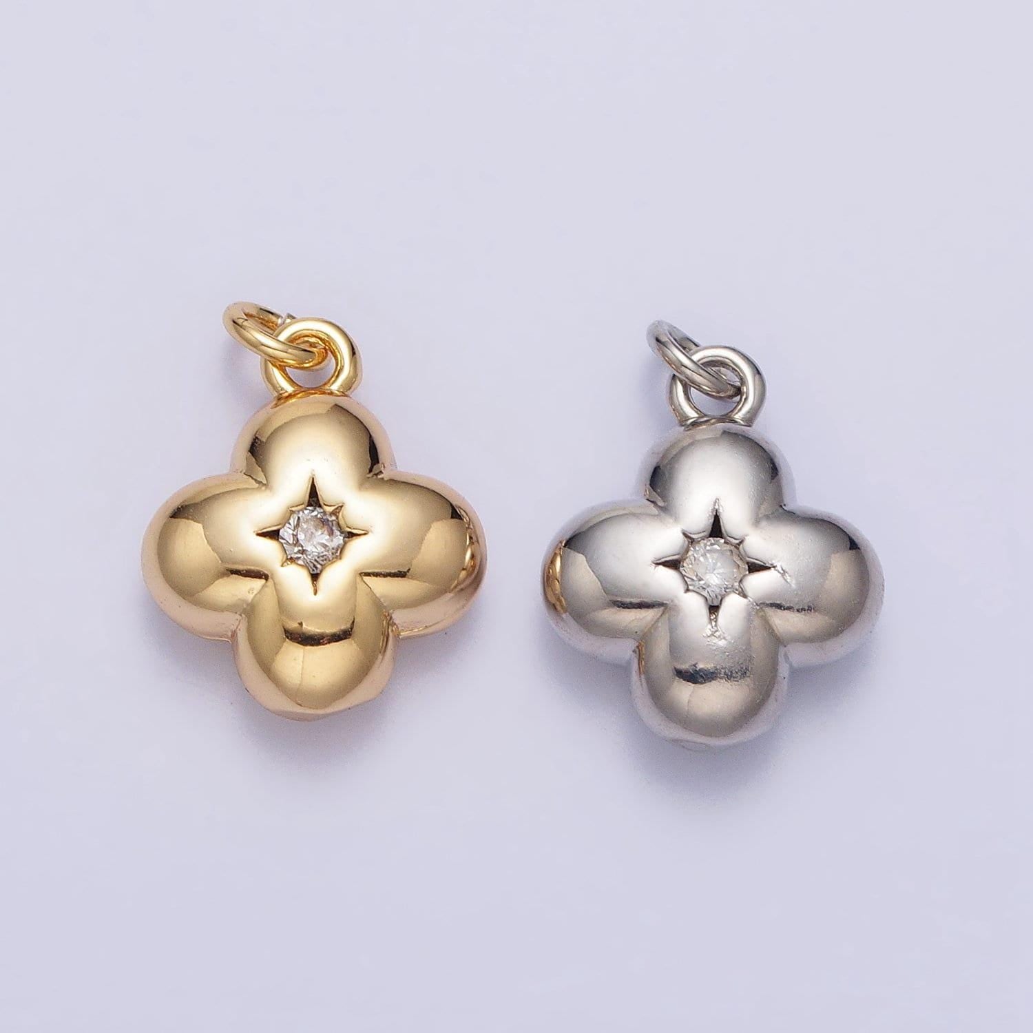 Small gold leaf pendant silver leaf charm lucky jewelry bracelet necklace charm wholesale jewelry ac281