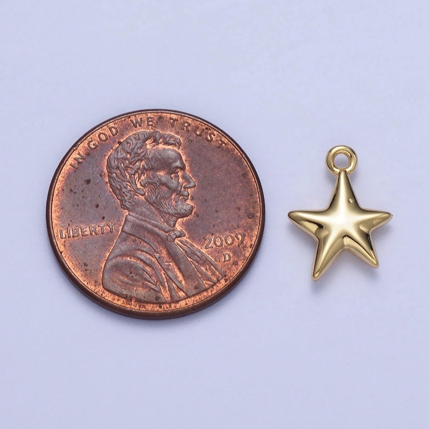 Mini gold star pendant lucky star charm for celestial jewelry accessories diy jewelry making ac036