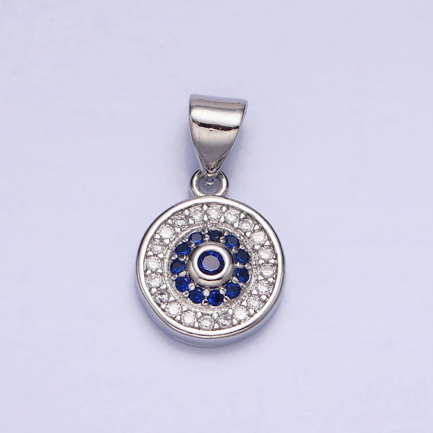 18x10mm gold evil eye charm micro pave clear cubic evil eye charms, cz round evil eye jewelry supply aa346 aa365
