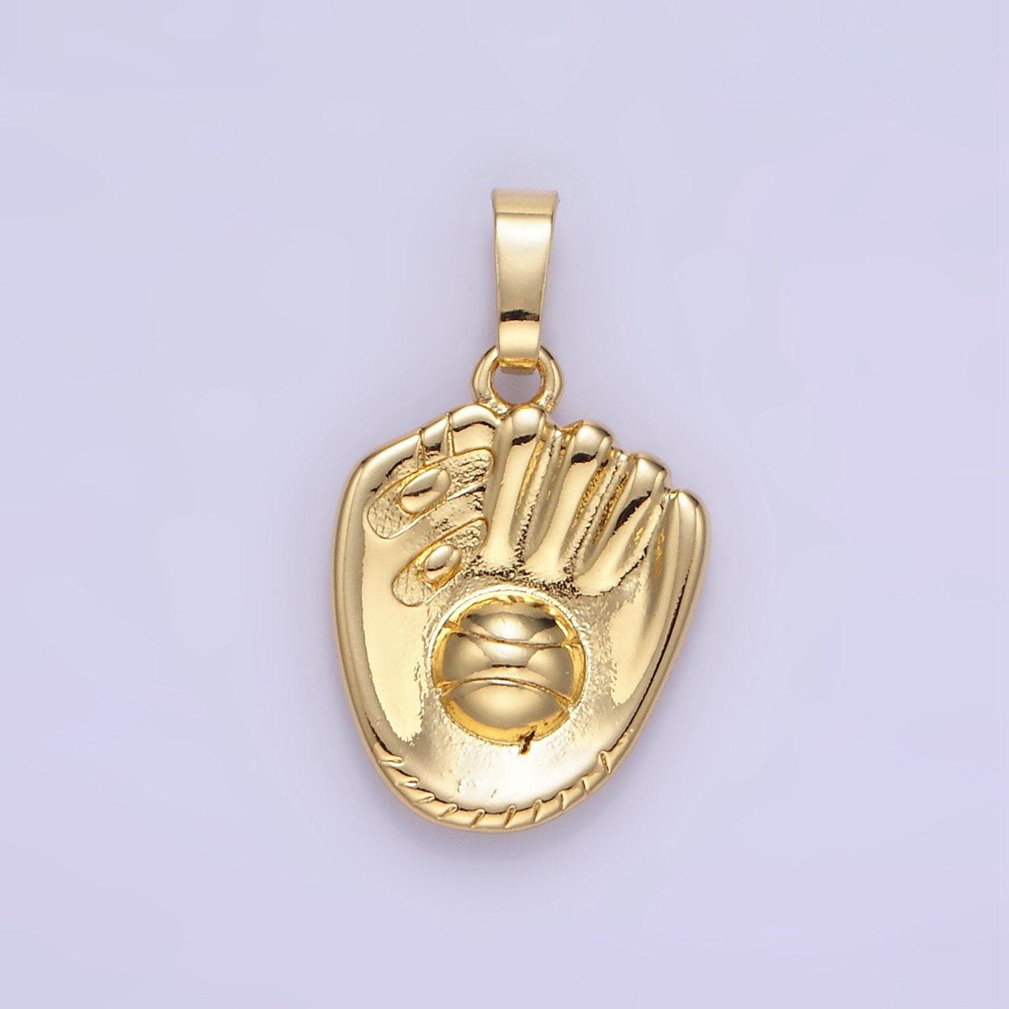 Dainty baseball glove charm softball pendant sport charm coach gift idea for jewelry making supply aa1352