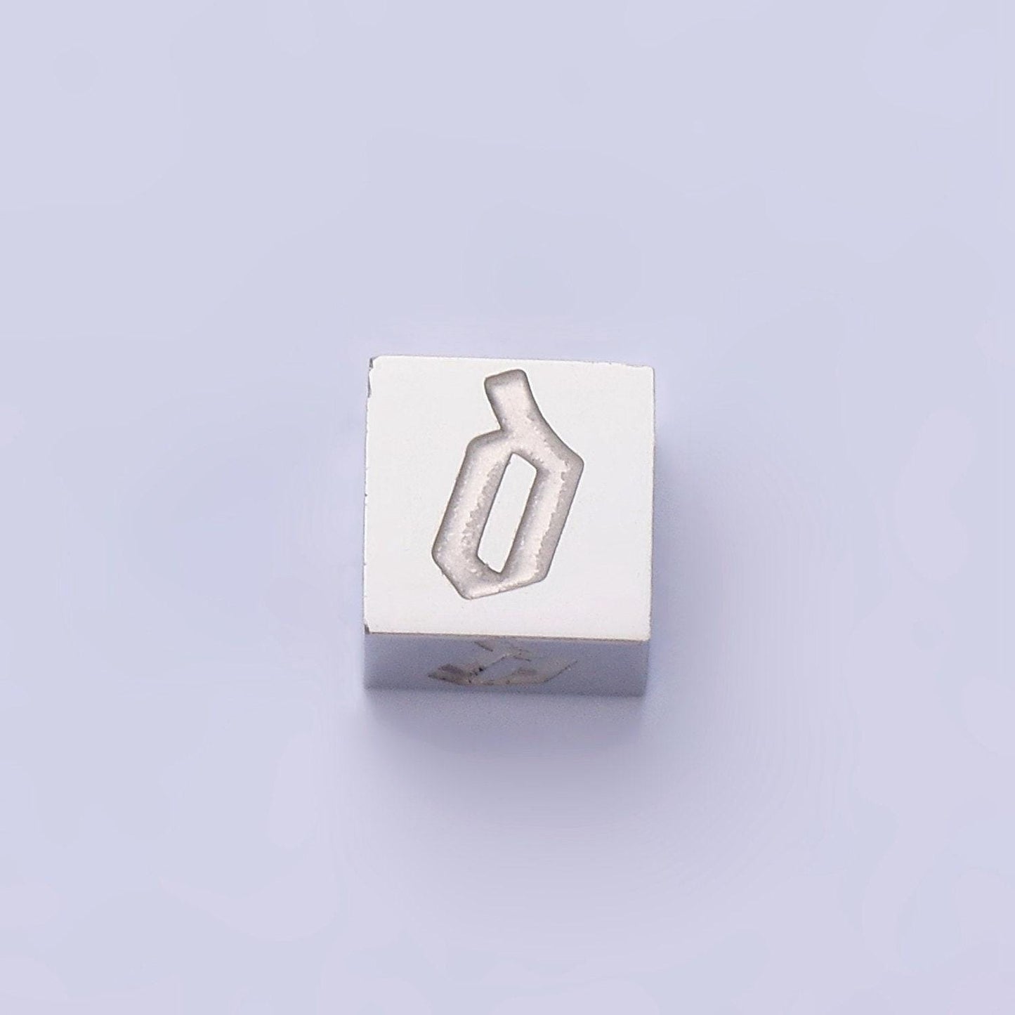 Stainless steel gothic letter bead spacer old english alphabet for bracelet necklace jewelry initial name charm supplies tarnish free a-950
