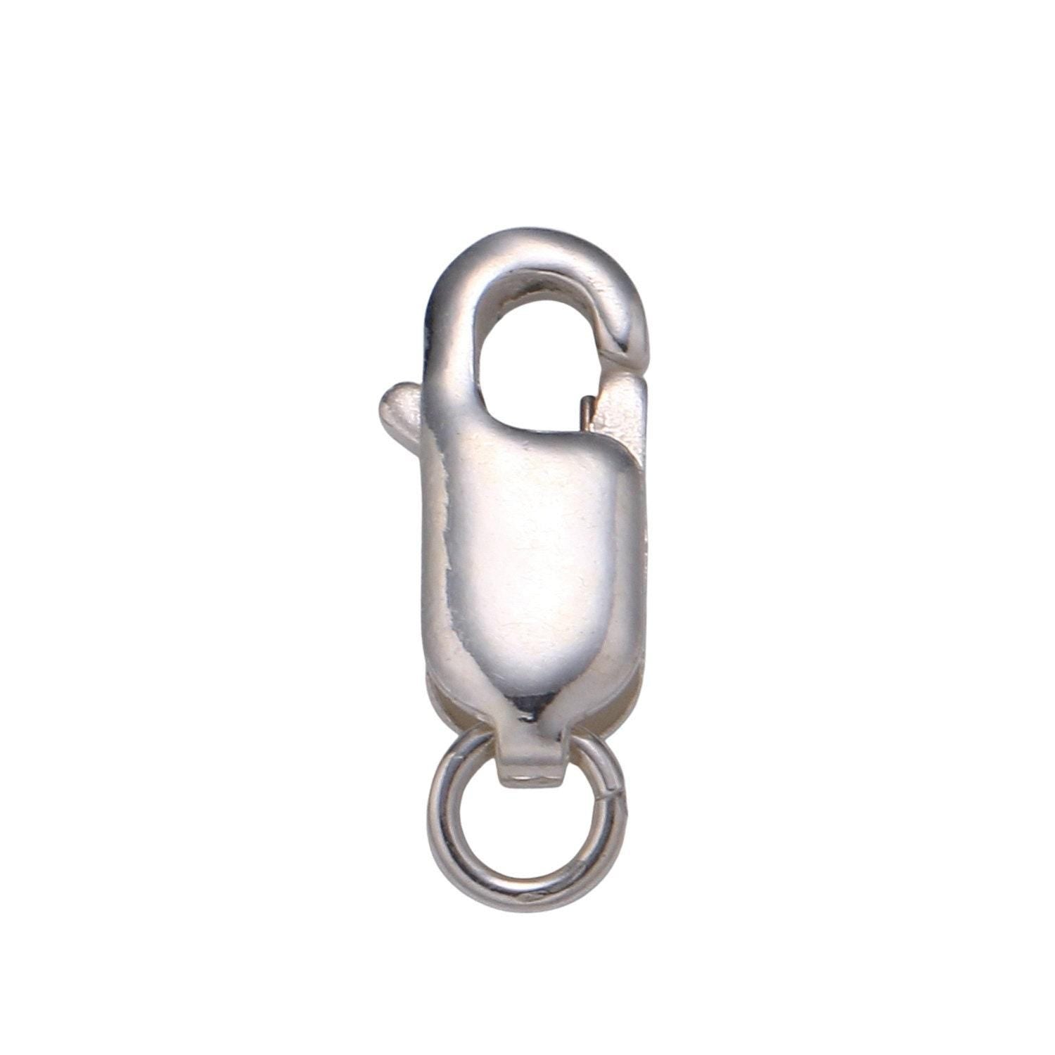 1 pc 925 sterling silver different size available lobster clasp,lobster claw for jewelry making, size optional, sl-239-243