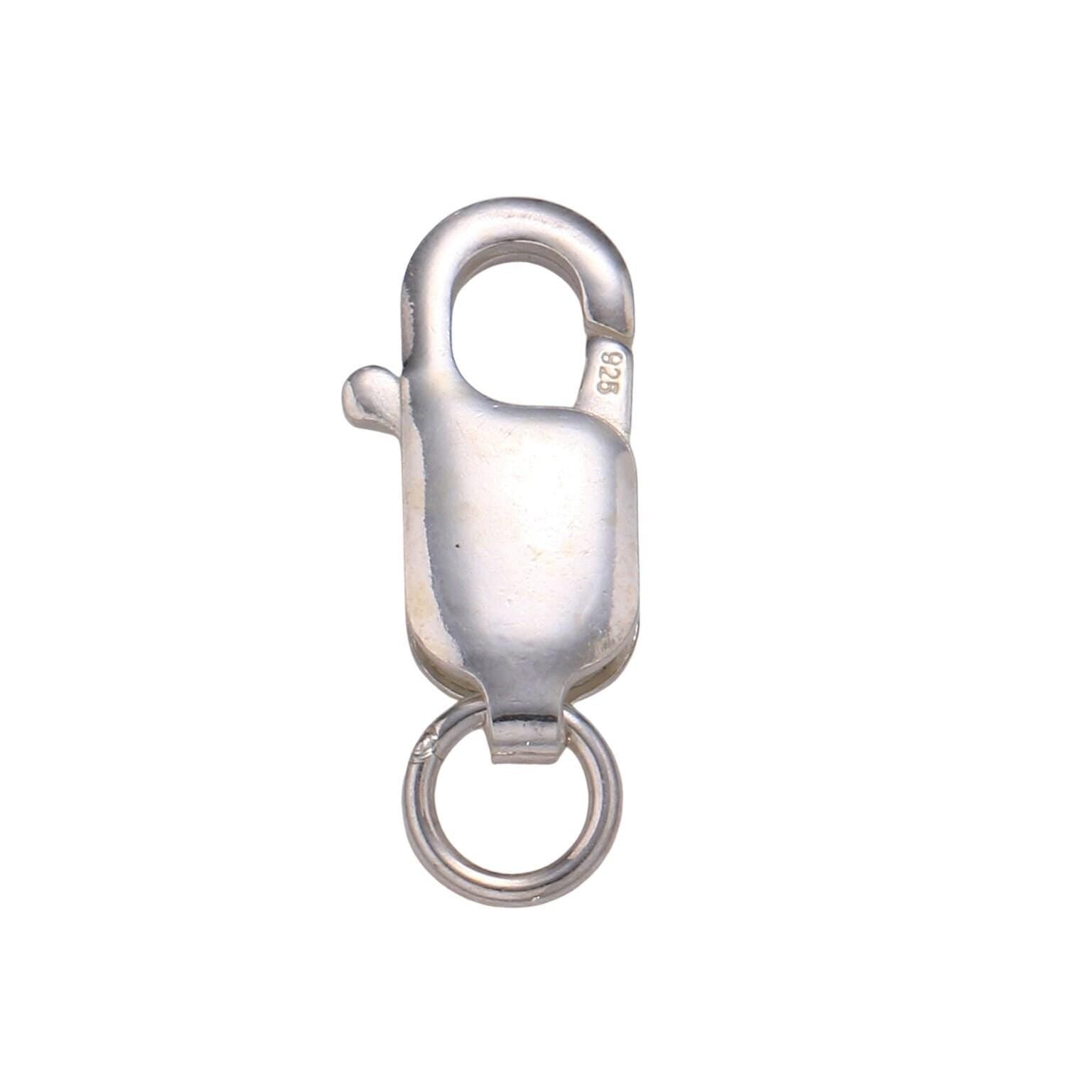 1 pc 925 sterling silver different size available lobster clasp,lobster claw for jewelry making, size optional, sl-239-243