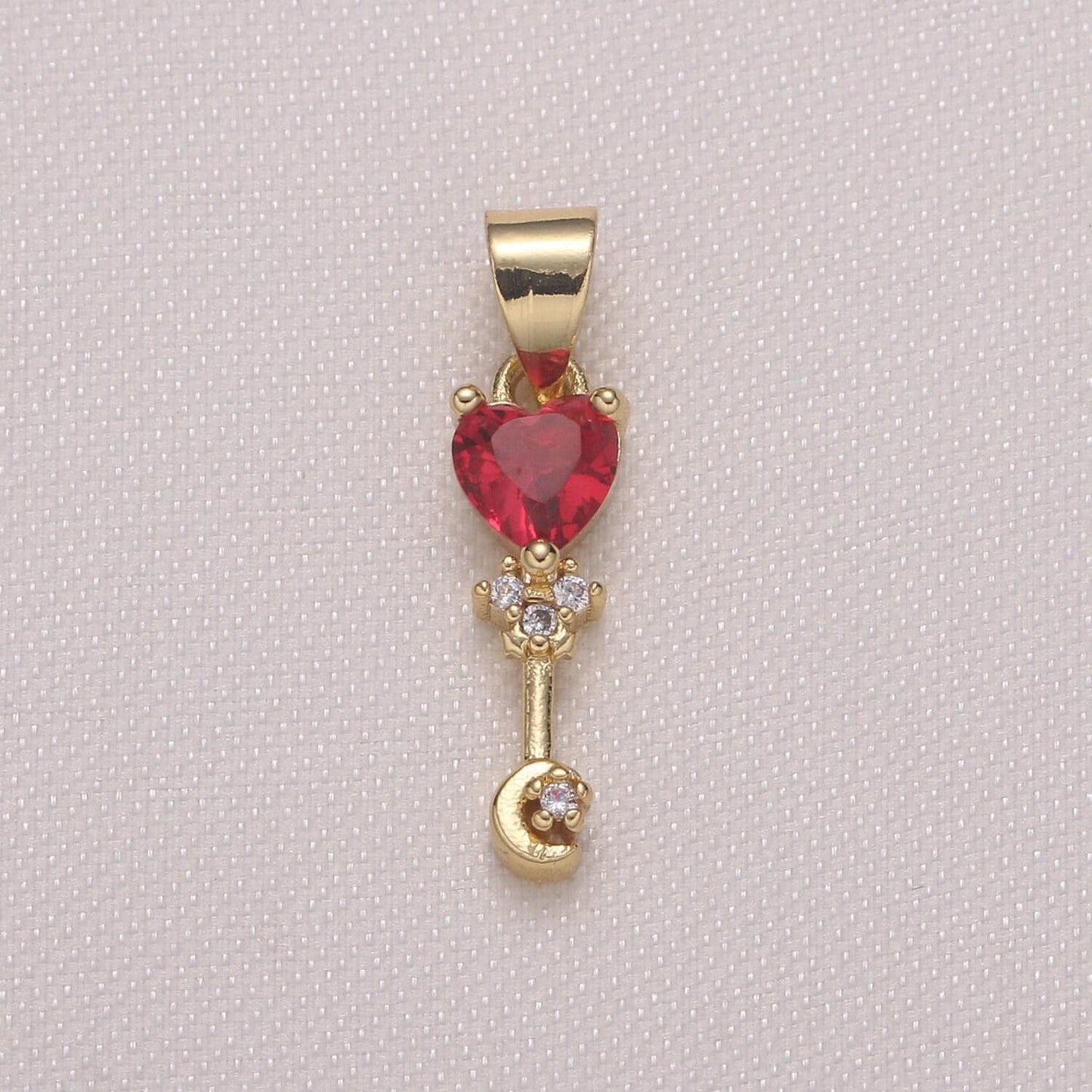 Heart moon star charms dainty celestial charm pendant for diy jewelry making accessaries micro pave crescent moon charm,-407,-588,-917